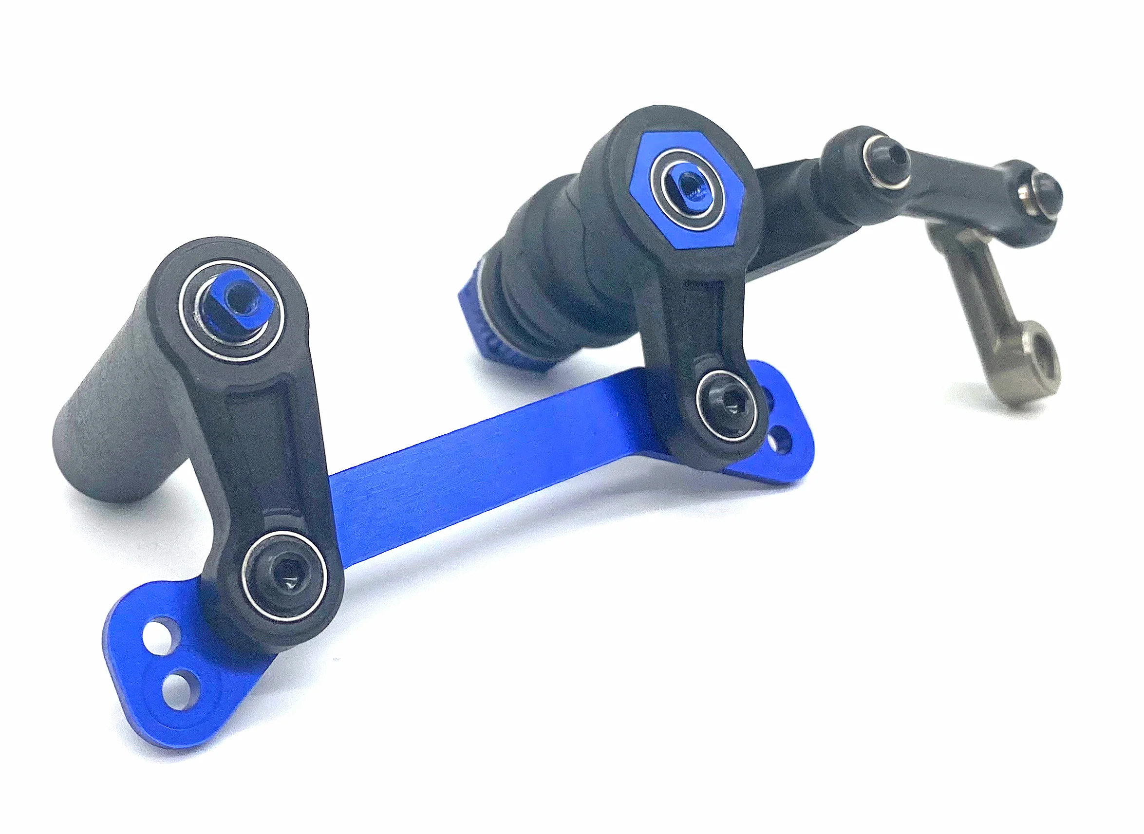 Fits SLEDGE - STEERING Set (Blue) bellcrank bearings servo saver Traxxas 95096-4 - Image 5