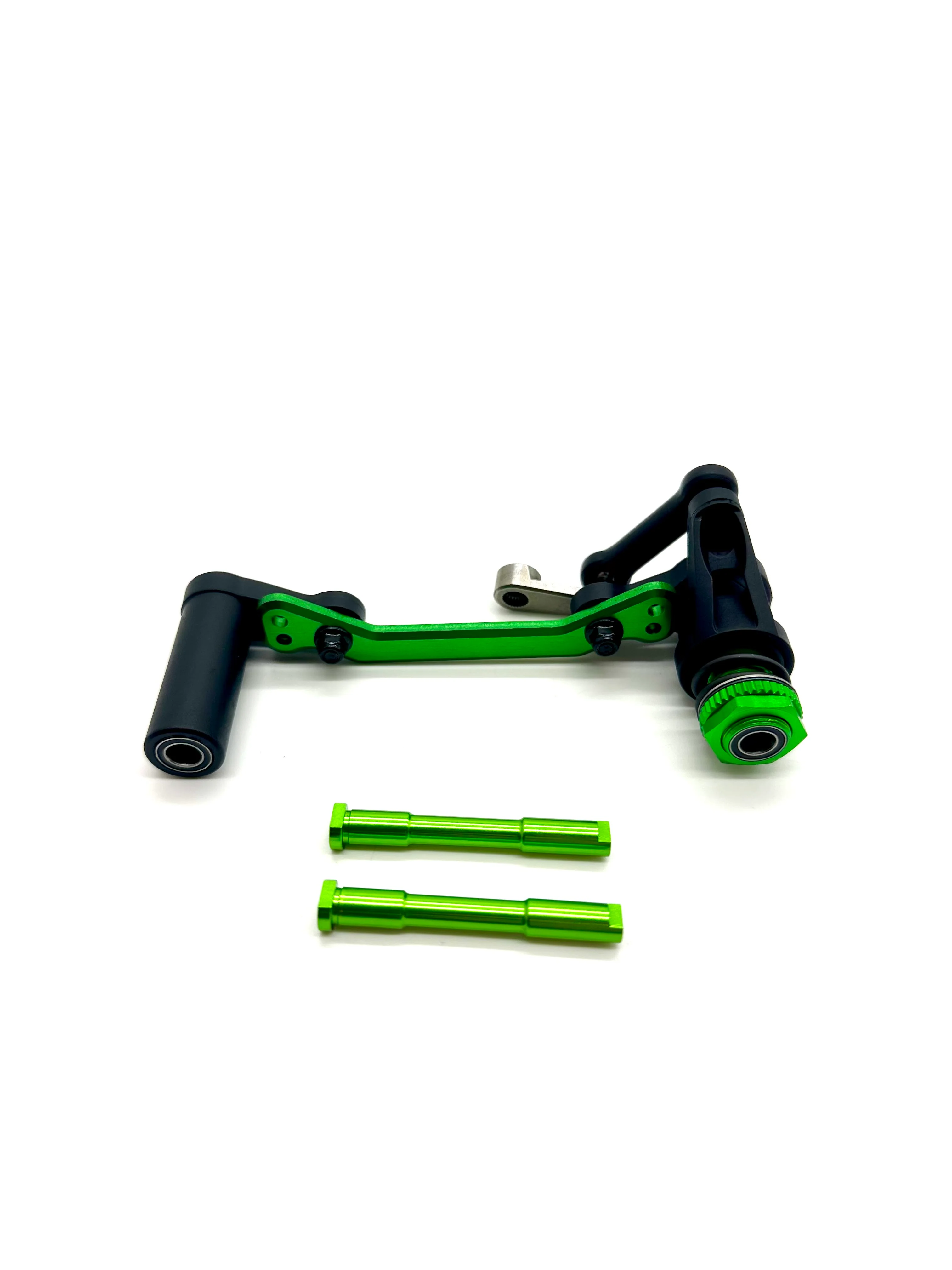 Fits SLEDGE - STEERING Set (Green) bellcrank bearings servo saver Traxxas 95096-4 - Image 3