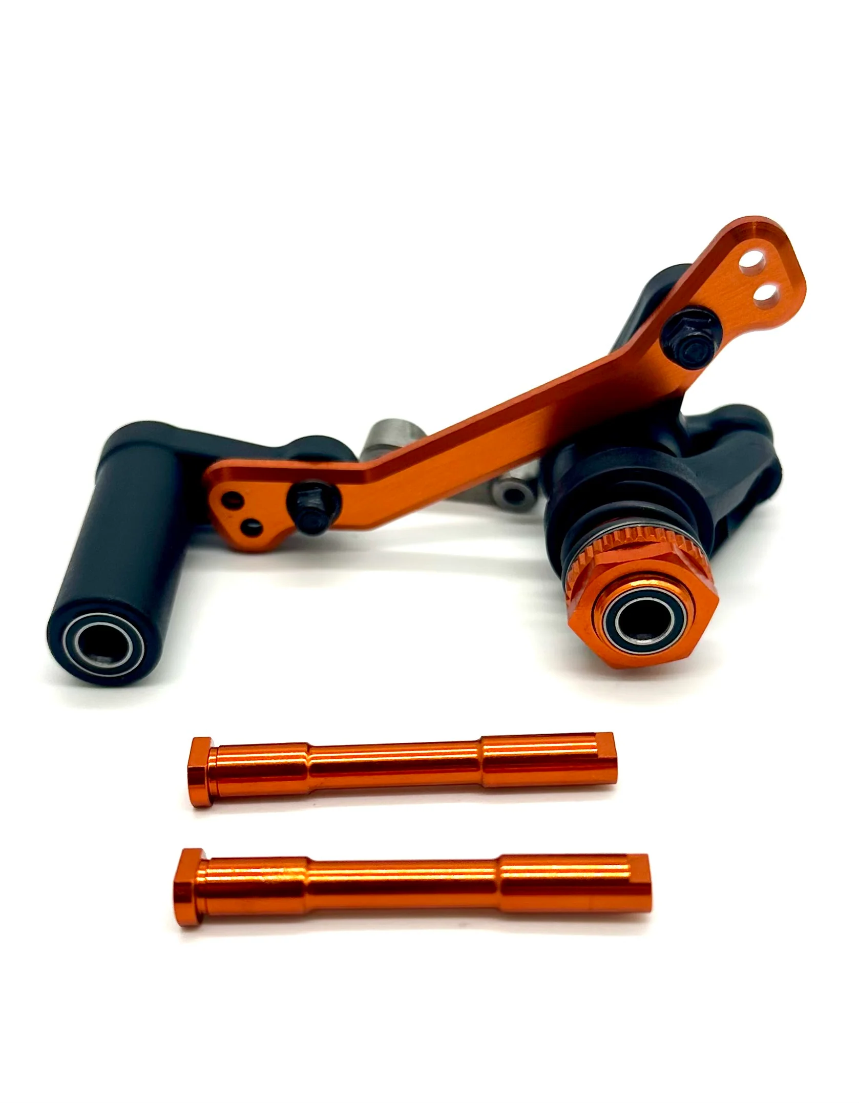 Fits SLEDGE - STEERING Set (Orange) bellcrank bearings servo saver Traxxas 95096-4 - Image 3
