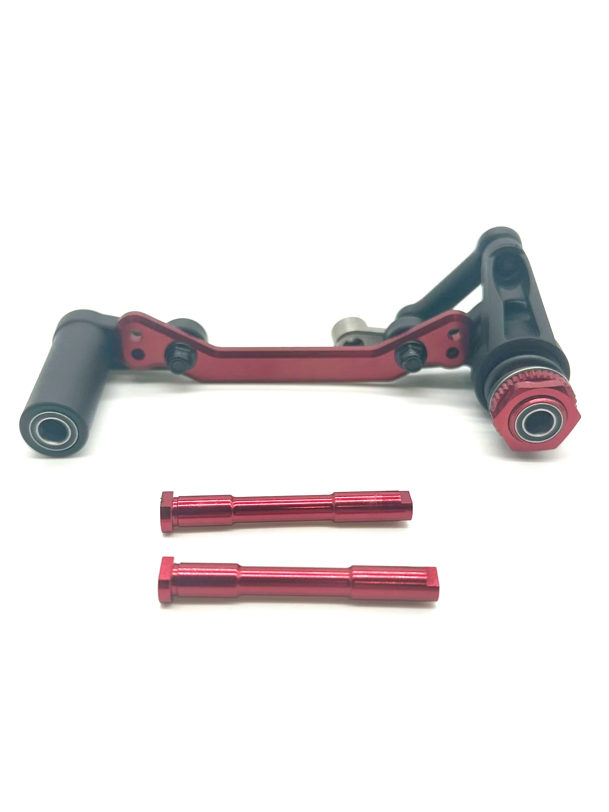 Fits SLEDGE - STEERING Set (Red) bellcrank bearings servo saver Traxxas 95096-4 - Image 3