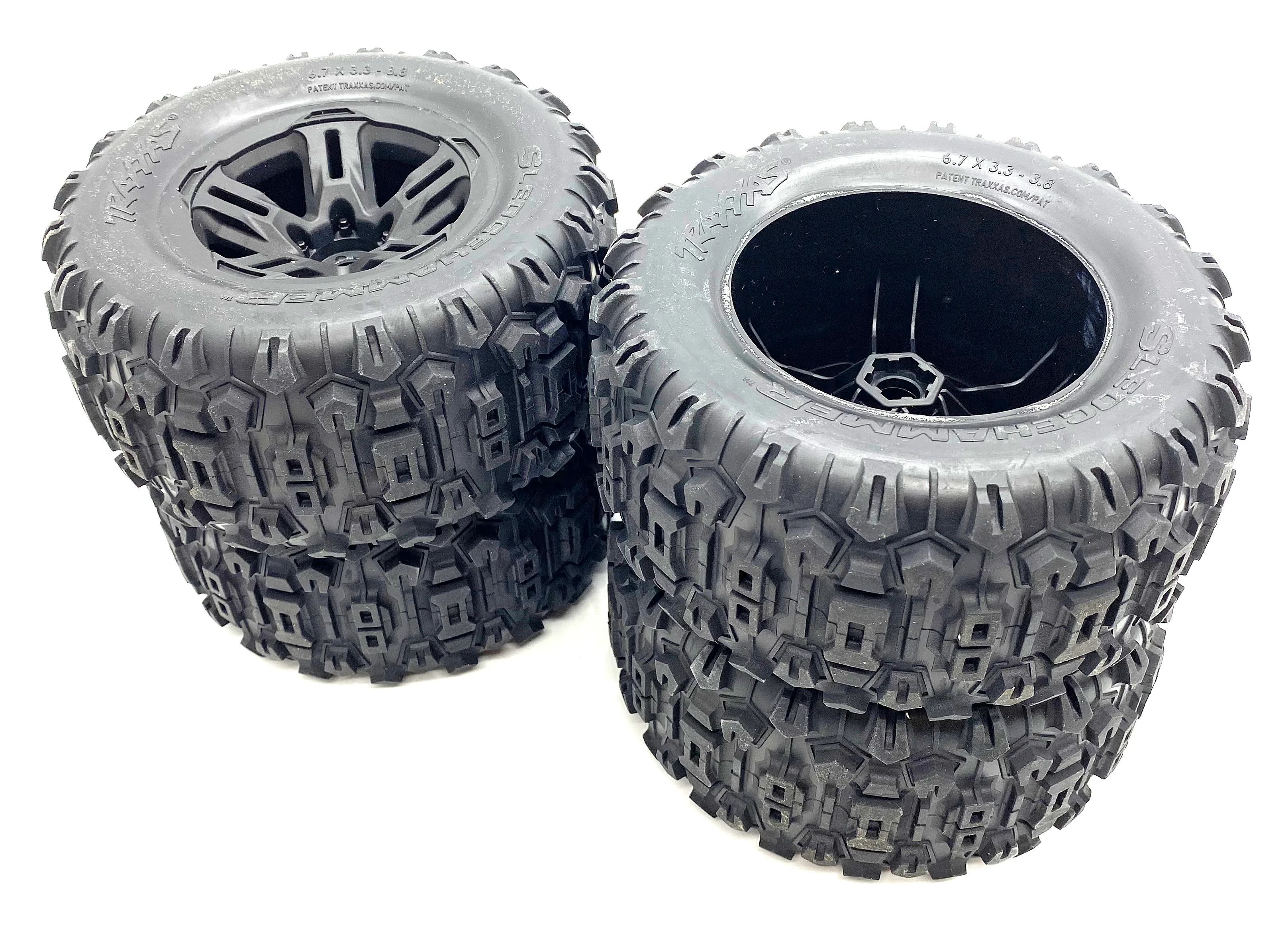 Fits SLEDGE - TIRES & Wheels (3.8" black wheels, Sledgehammer® tires, foam inserts) 95076-4