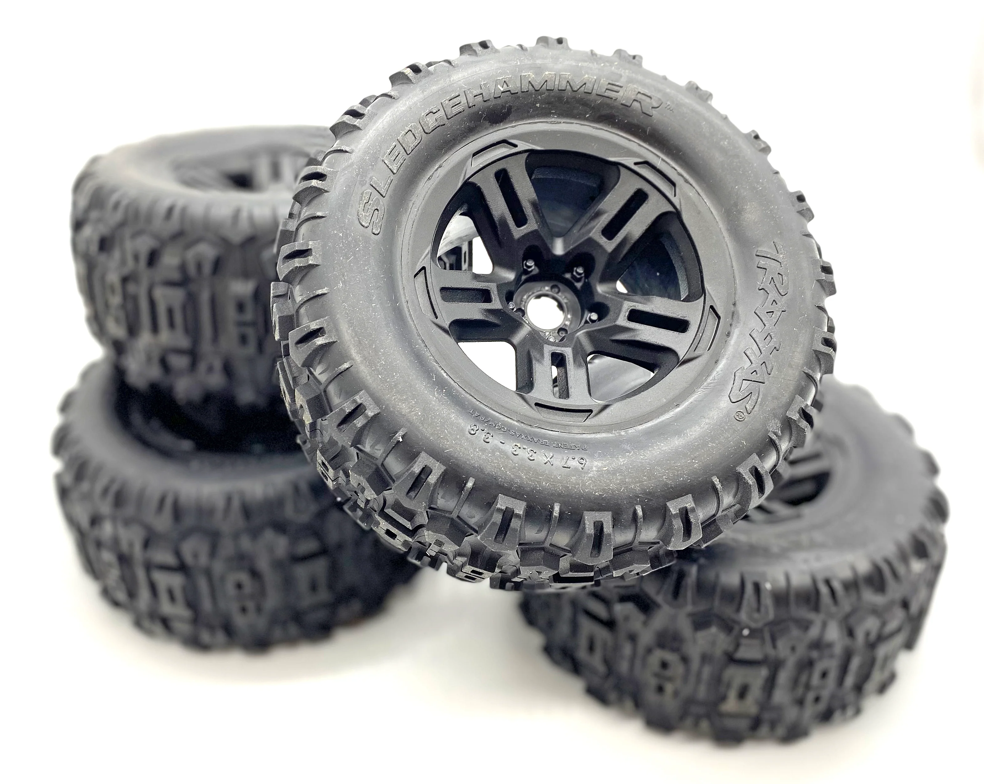 Fits SLEDGE - TIRES & Wheels (3.8" black wheels, Sledgehammer® tires, foam inserts) 95076-4 - Image 2