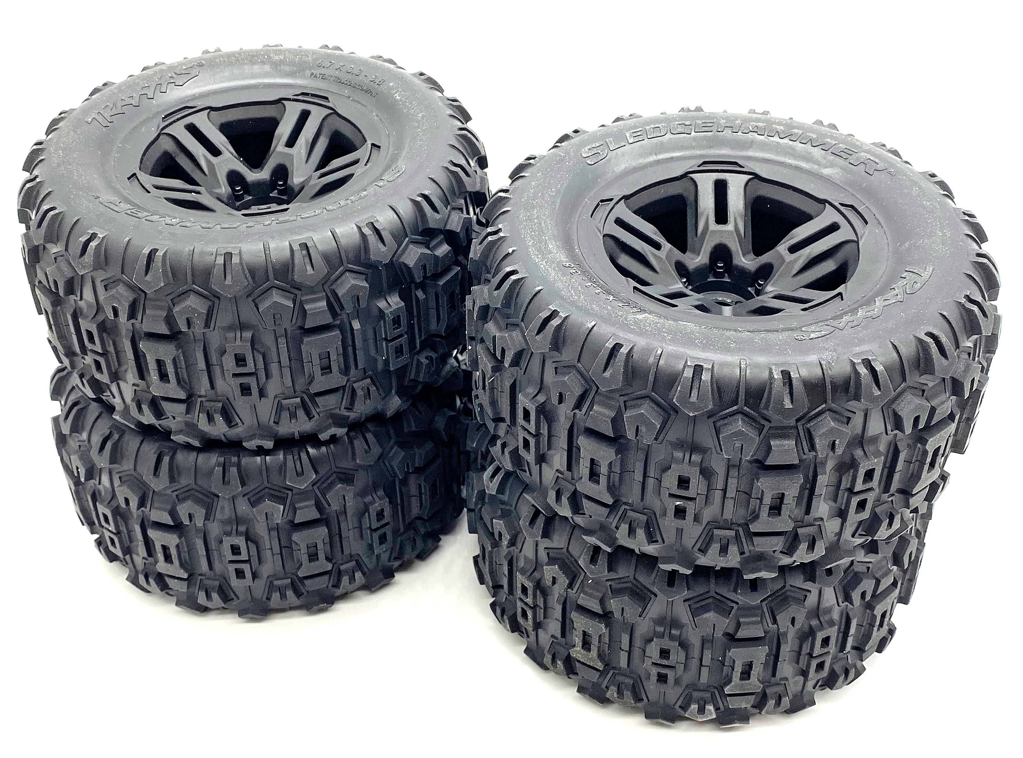 Fits SLEDGE - TIRES & Wheels (3.8" black wheels, Sledgehammer® tires, foam inserts) 95076-4 - Image 3