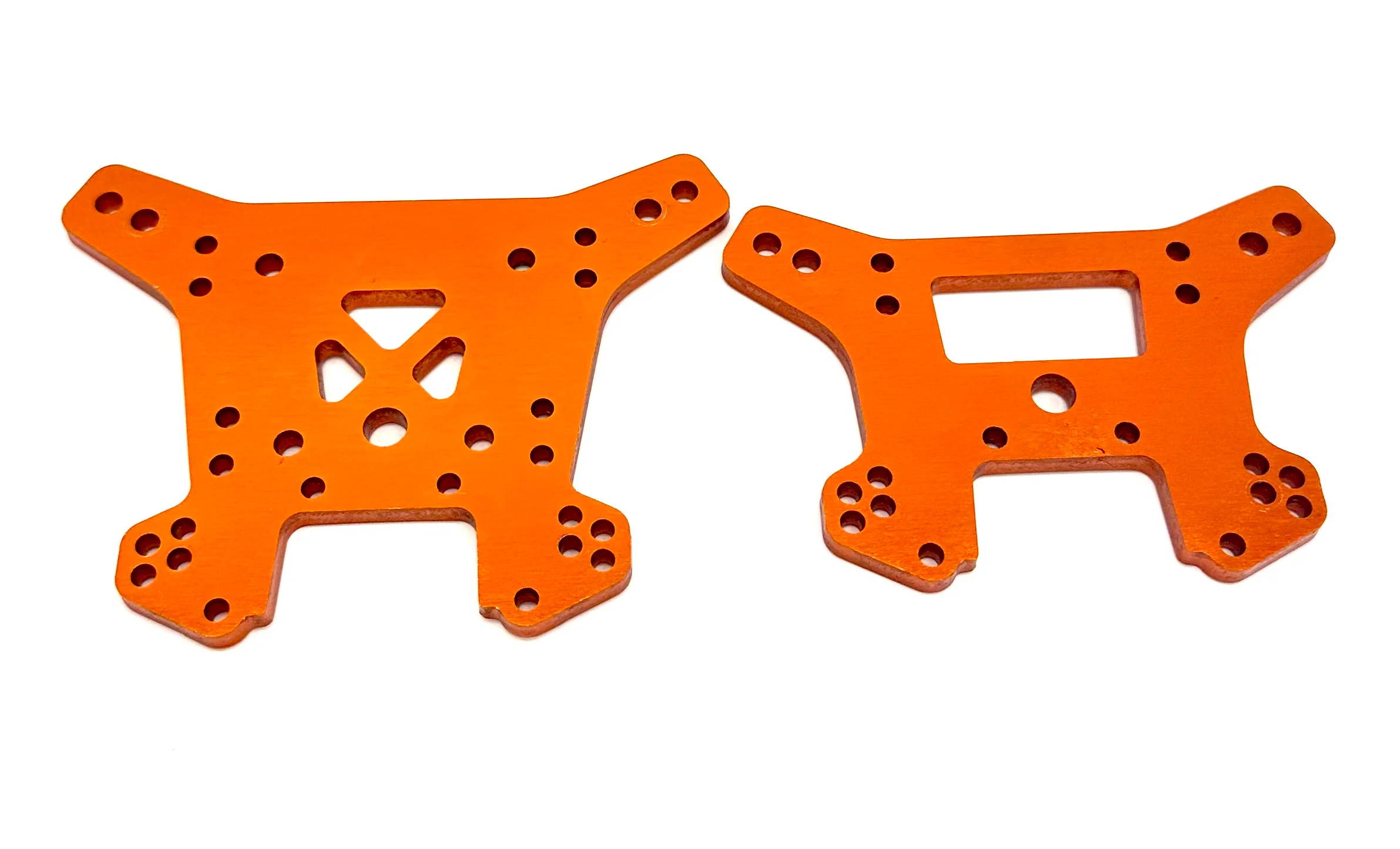 Fits SLEDGE - Towers (Front/Rear Shock Tower aluminum Orange Traxxas 95096-4 - Image 2