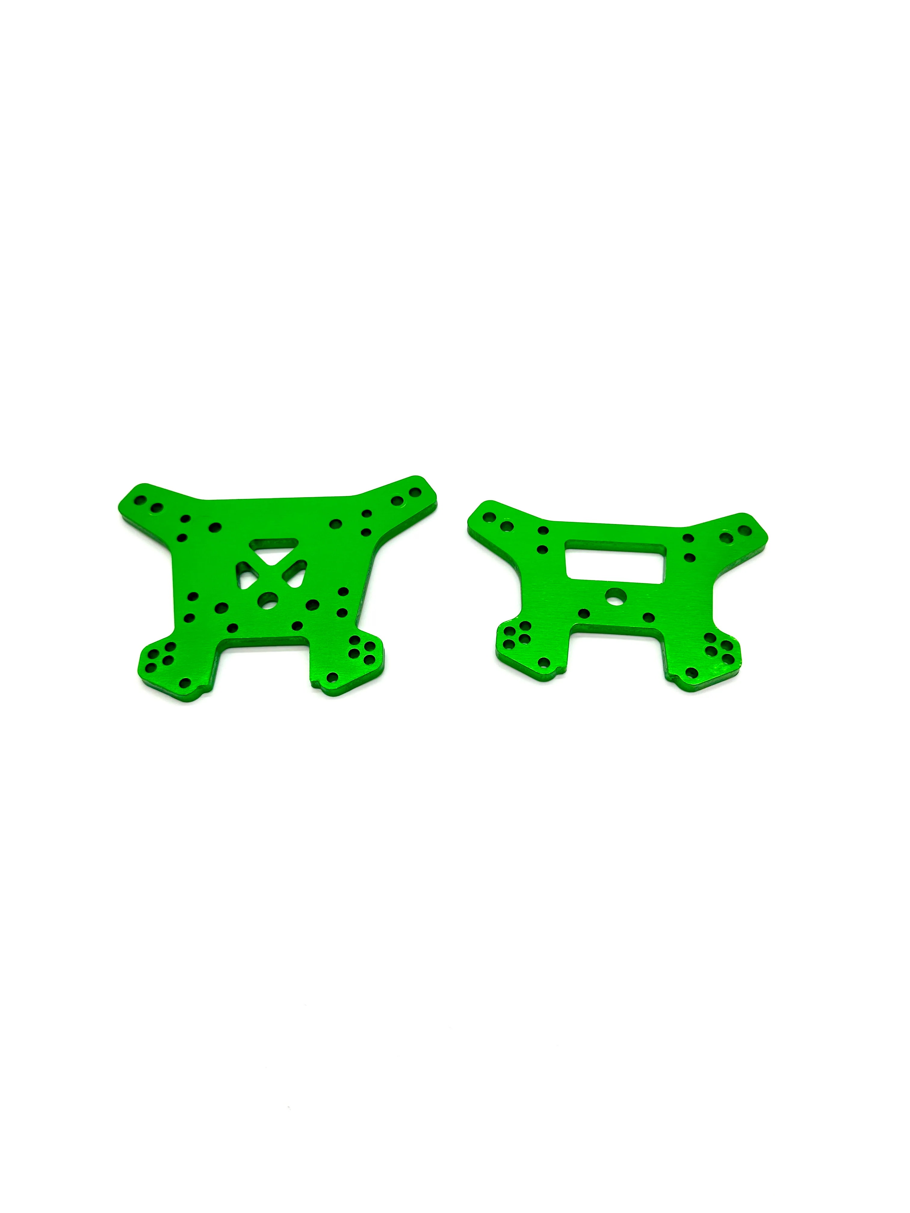 Fits SLEDGE - Towers (Front/Rear Shock Tower aluminum Green anodized Traxxas 95096-4 - Image 2