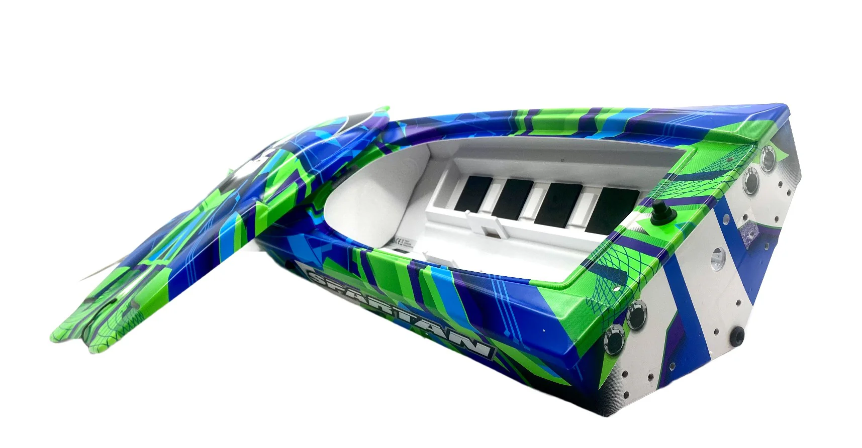 fits Spartan Boat HULL & Hatch Cover (Green & Blue) fully assembled 57076-4