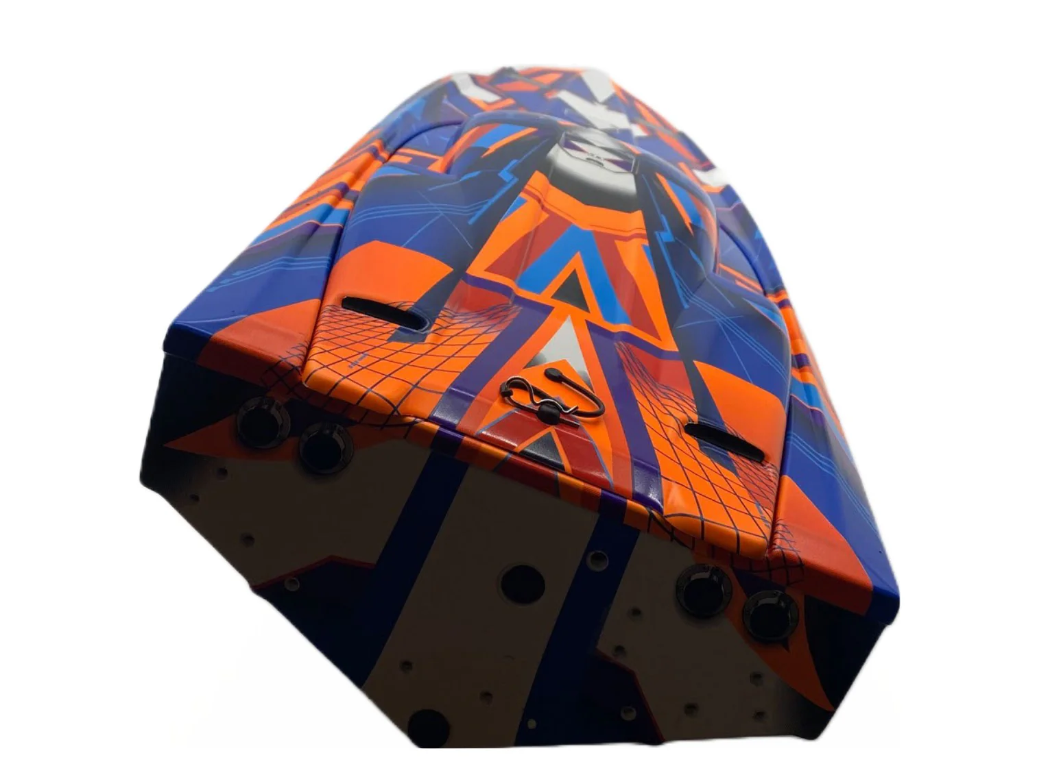 fits Spartan Boat HULL & Hatch Cover (ORANGE & Blue) fully assembled 57076-4 - Image 2