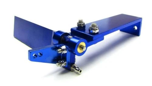 fits Spartan Boat RUDDER & SUPPORT, 5742 (Blue Alum 57076-4