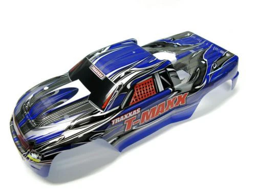 fits T-Maxx 3.3 BODY shell (BLUE & GREY w/ Decals), 49077-3