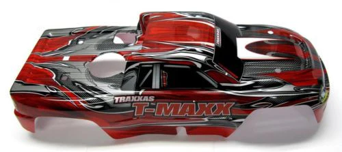 fits T-Maxx 3.3 BODY shell (RED, GREY w/ Decals prographix extended 49077-3