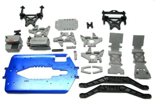 fits T-Maxx 3.3 CHASSIS 5122X 5197R (length upgrade, bulkhead Towers, 49077-3