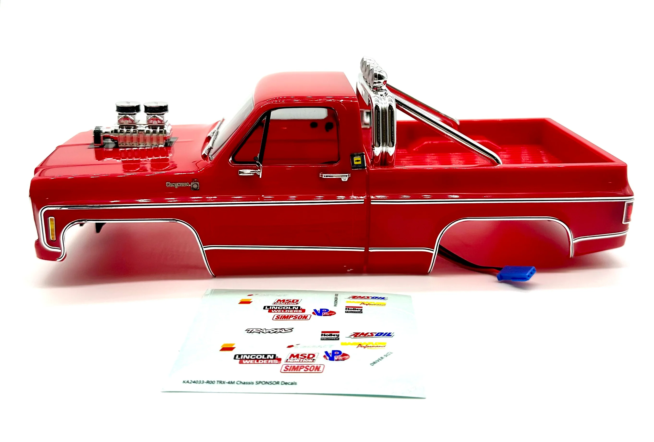 fits TRX-4MT K10 - BODY Cover, RED (Factory Painted, complete Traxxas 98064-1 - Image 3
