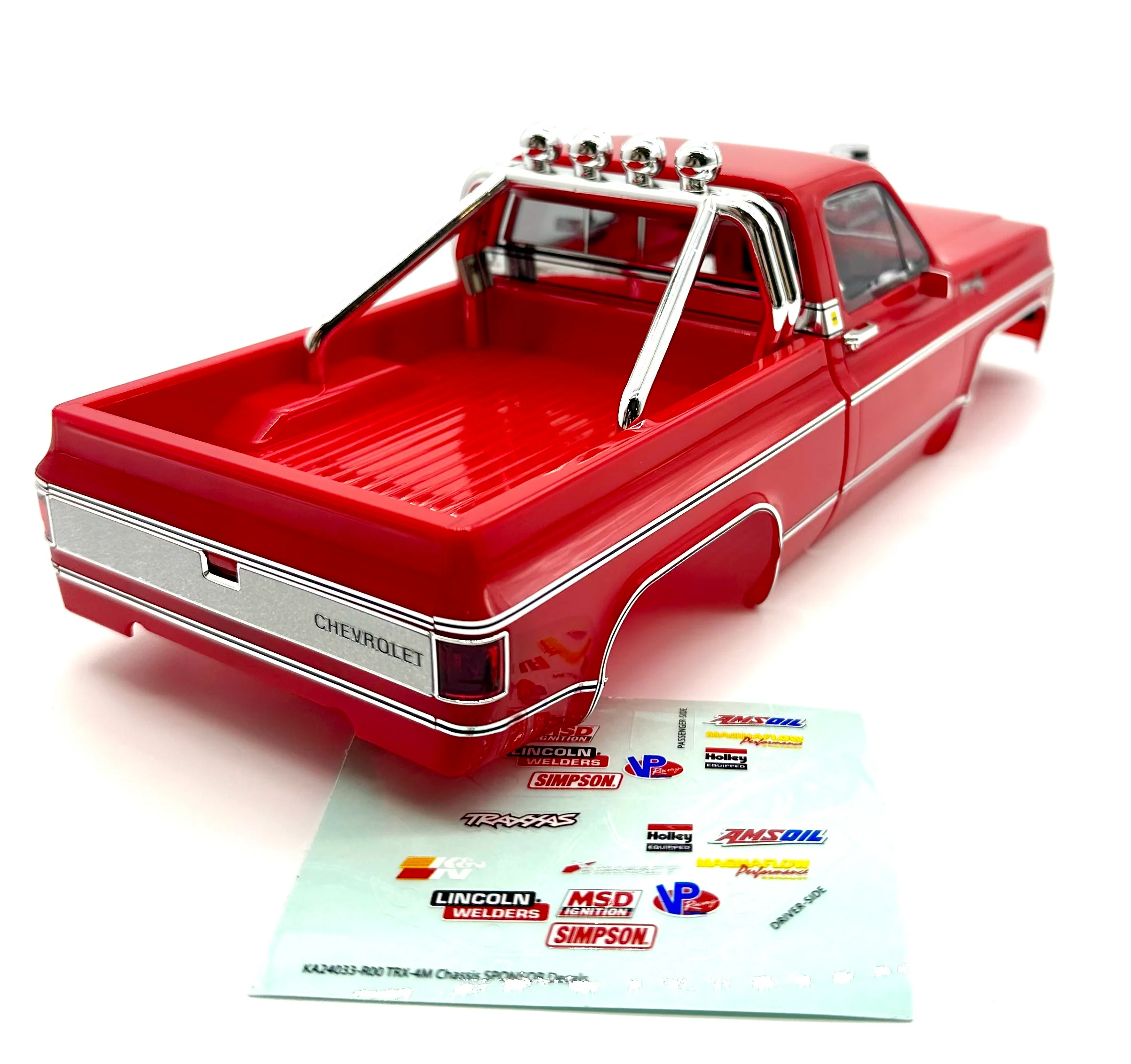 fits TRX-4MT K10 - BODY Cover, RED (Factory Painted, complete Traxxas 98064-1 - Image 6