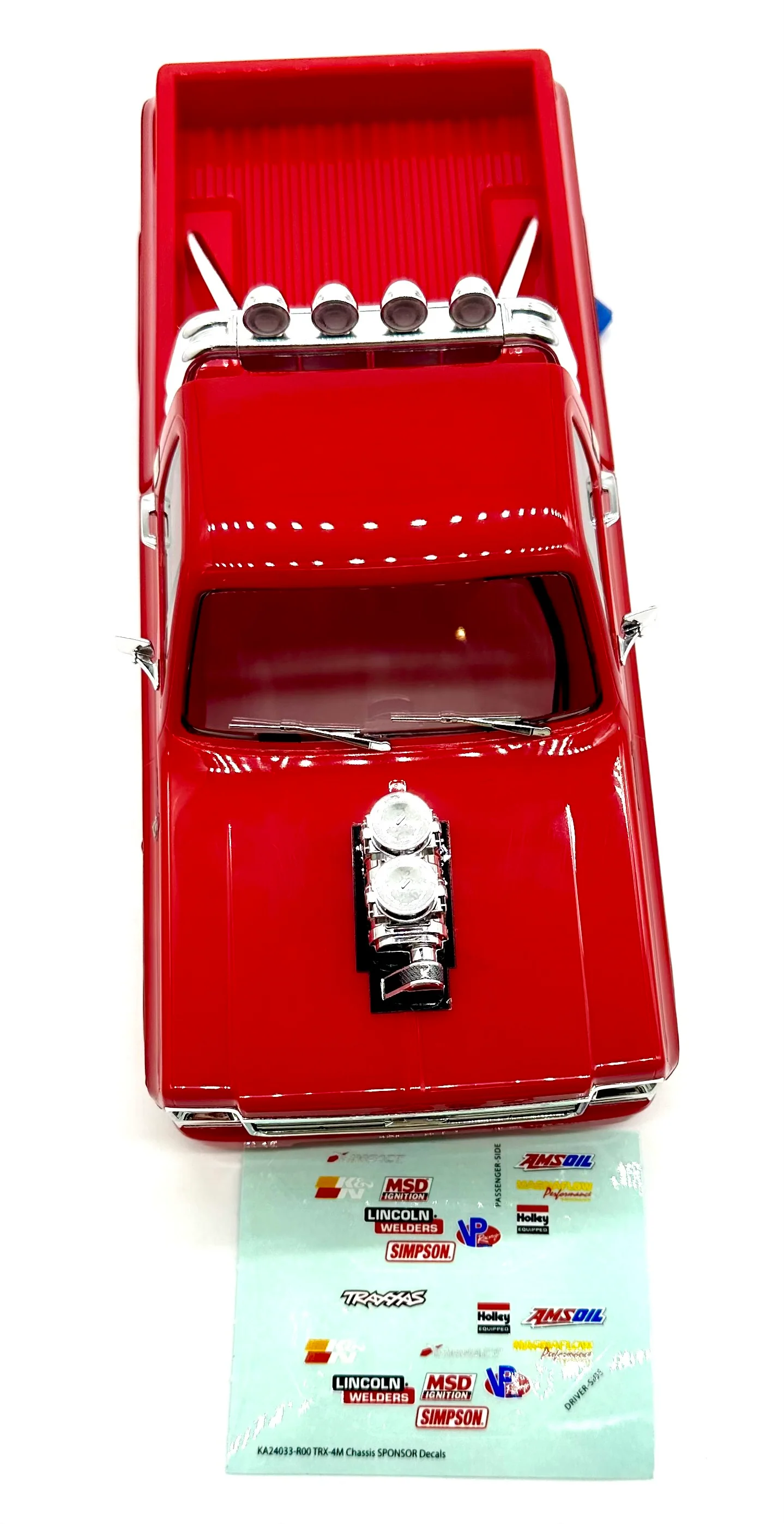 fits TRX-4MT K10 - BODY Cover, RED (Factory Painted, complete Traxxas 98064-1 - Image 8