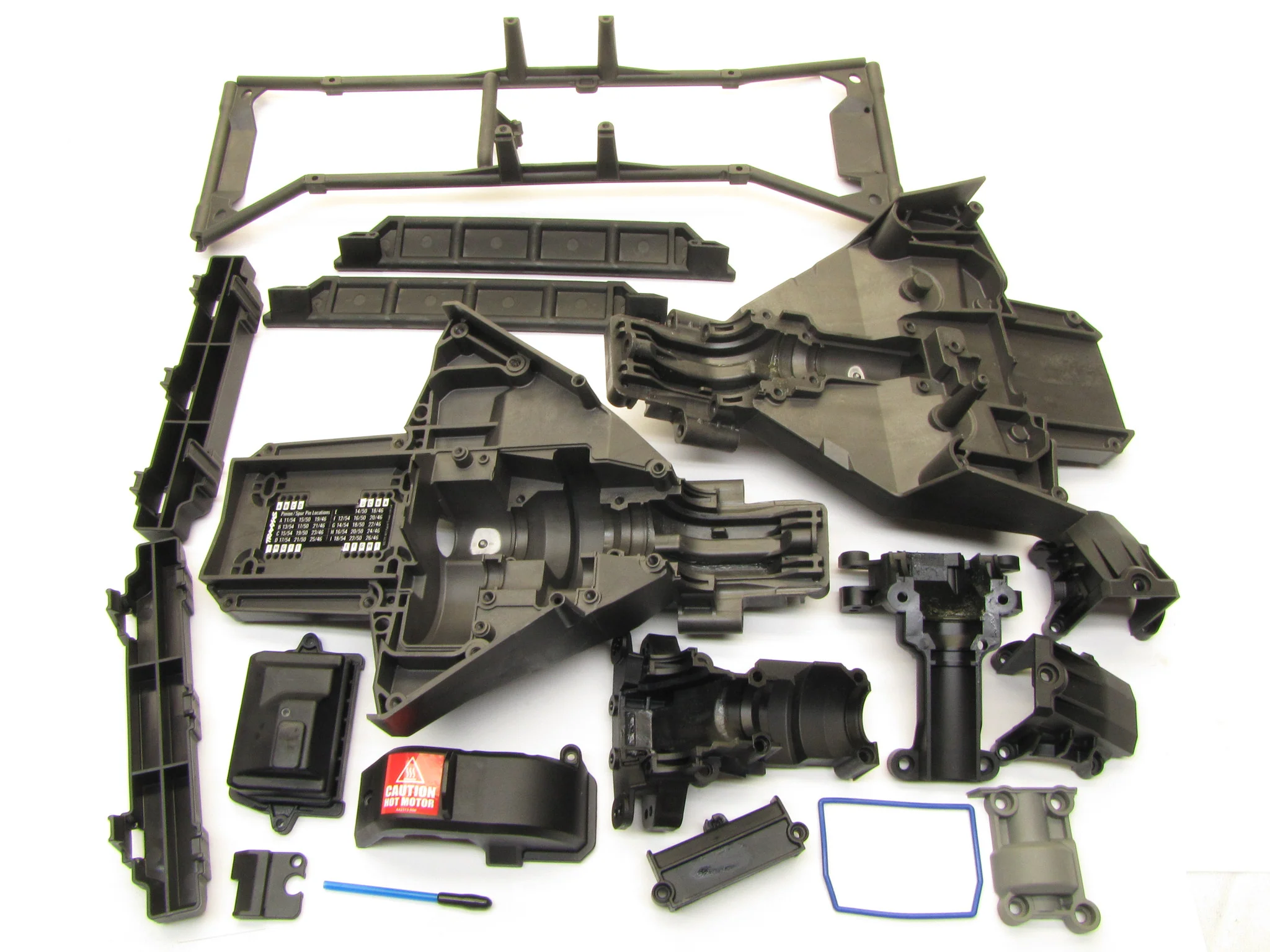 fits X-MAXX Plastic Set (Front, Rear 8s Bulkhead Covers Receiver box 77086-4