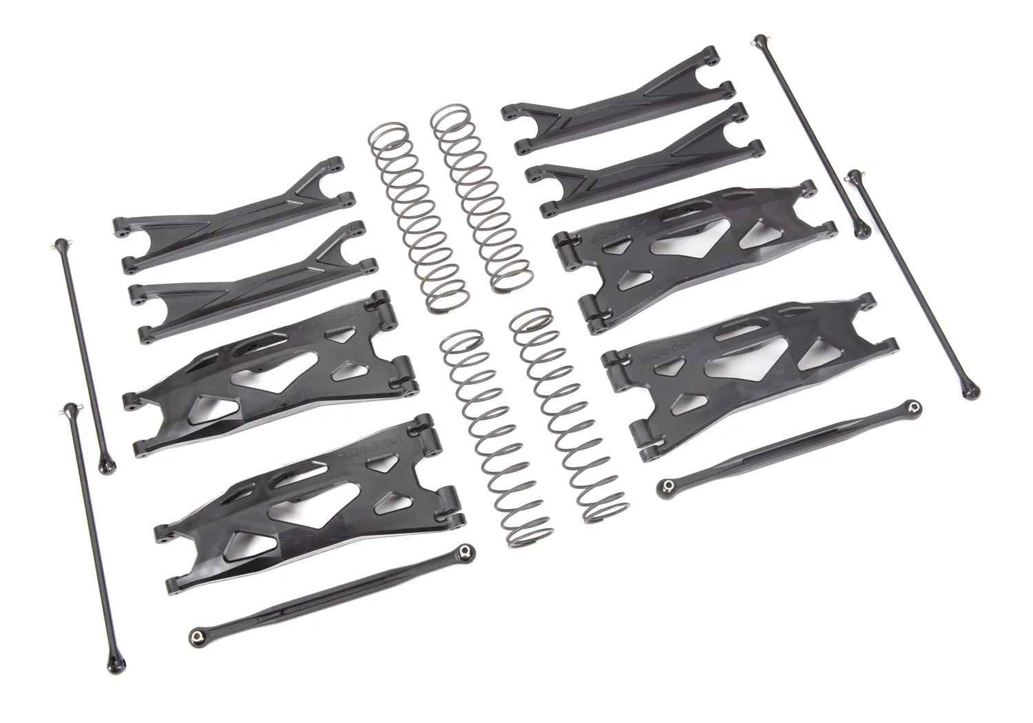fits X-MAXX WIDEMAXX Kit  A-ARMS (Black Suspension Front Rear springs 7895 77086-4 - Image 3