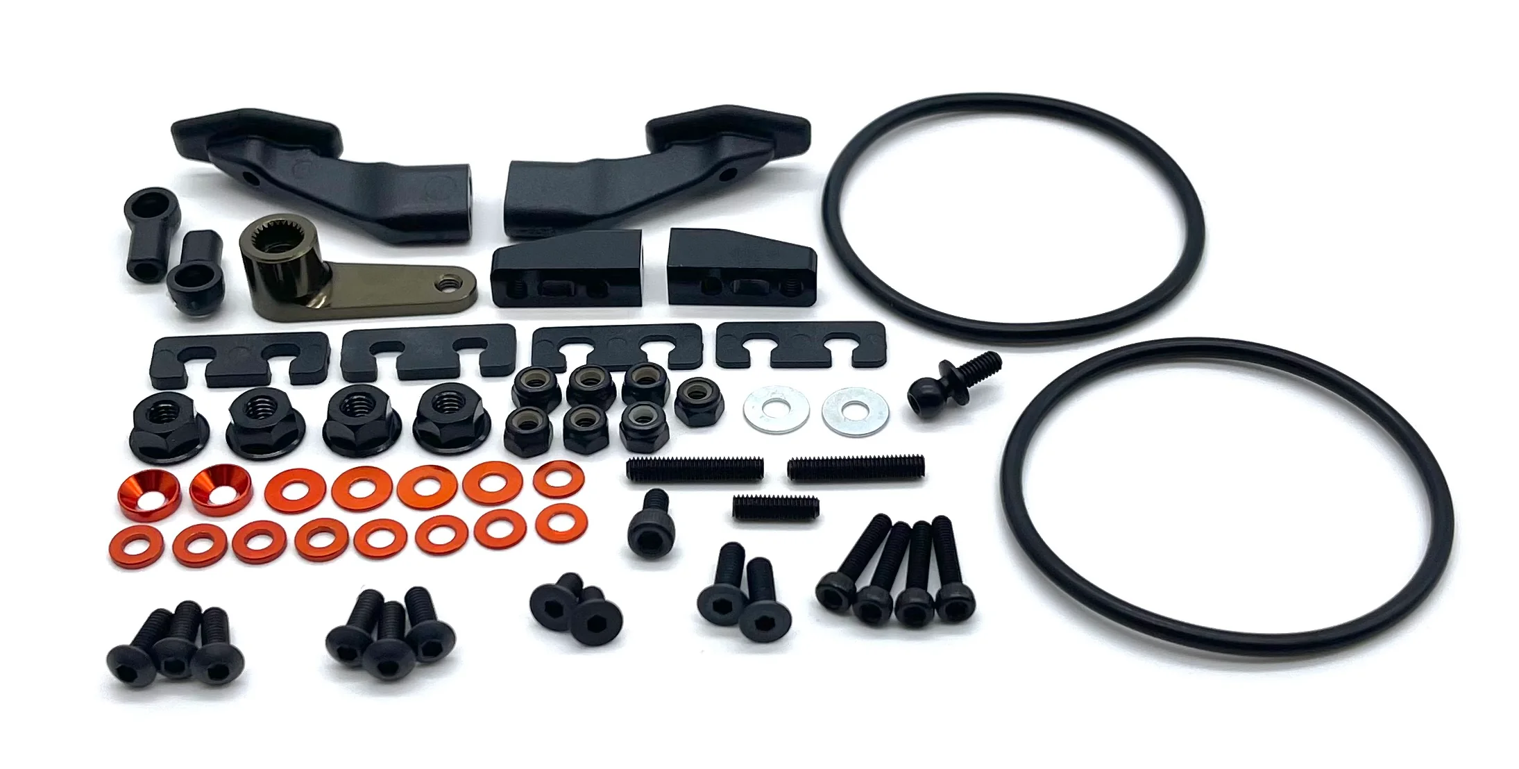 HB Racing D2 - Final Assembly (H) servo mnt, arm, wing mnt Evo 204240 - Image 2