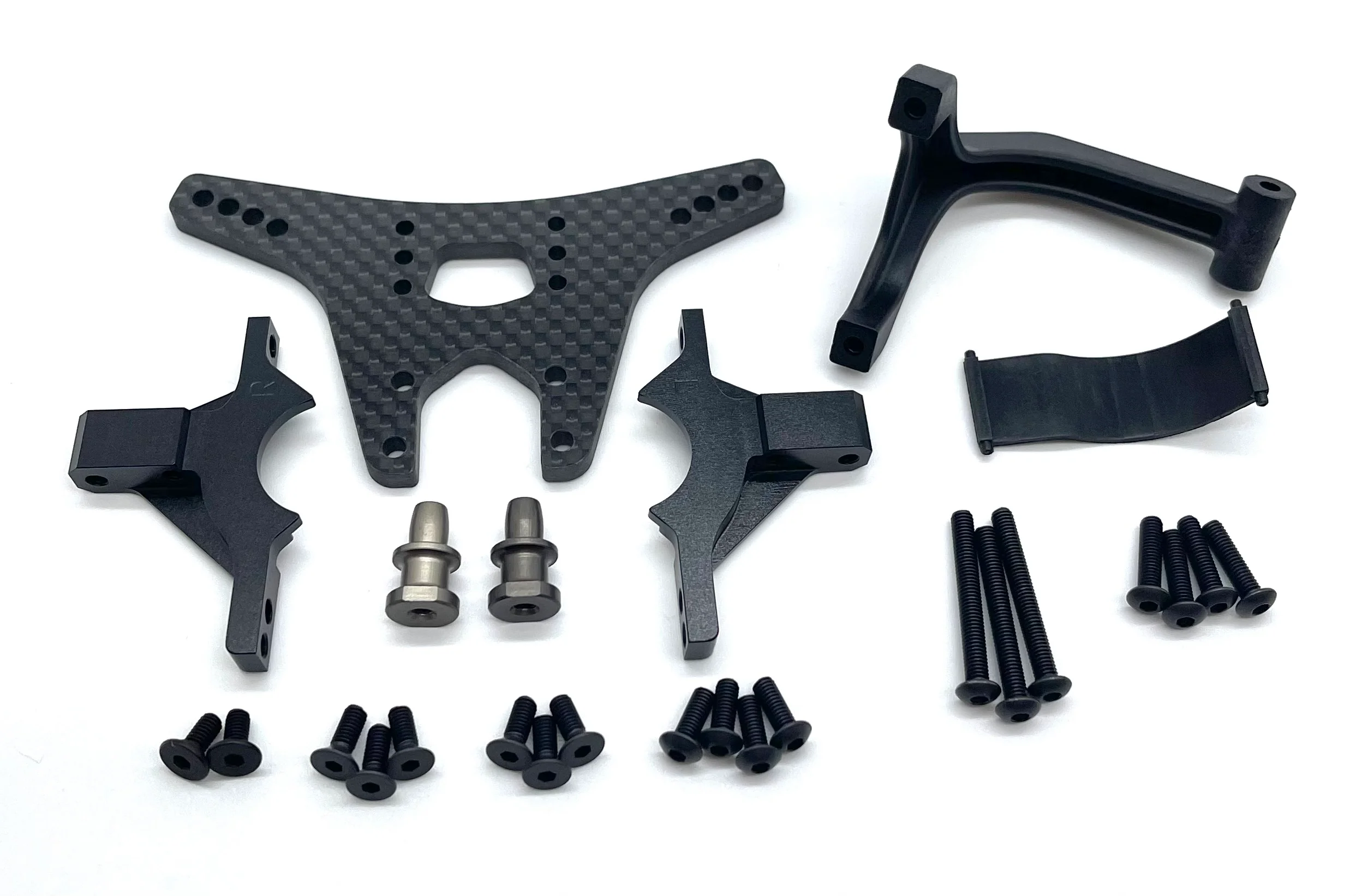 HB Racing D2 - Rear Carbon Tower, upper gearbox (G-4) evo 204240 - Image 2