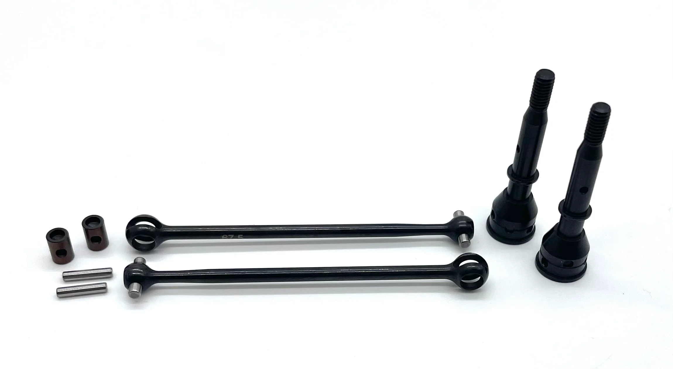 HB Racing D2 - Rear Driveshaft (G-06) CVD w/67.5mm dogbone Evo 204240 - Image 2