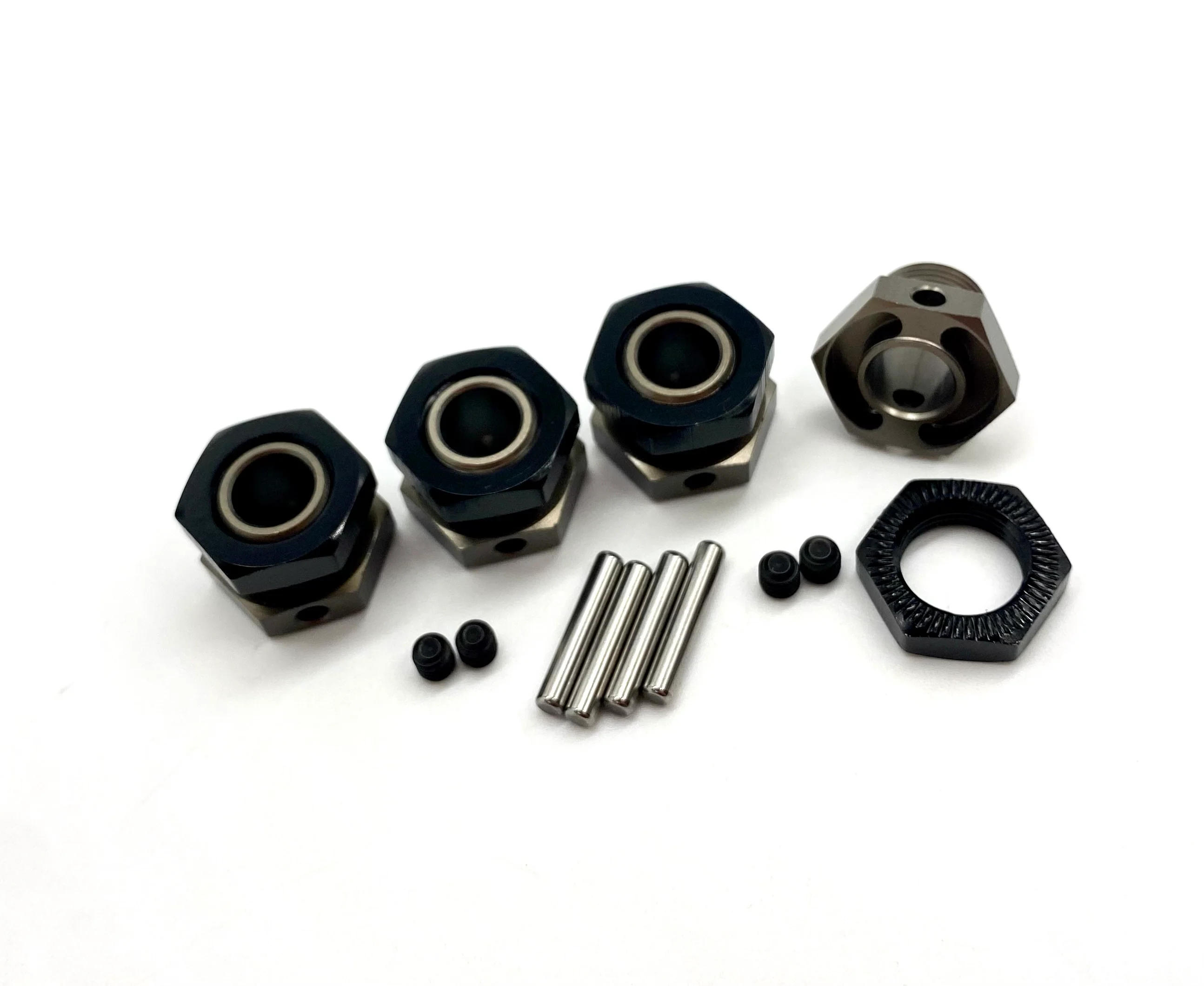 HB Racing D8 WS - 17mm Wheel HEX set hubs lightweight 204850 Buggy - Image 3
