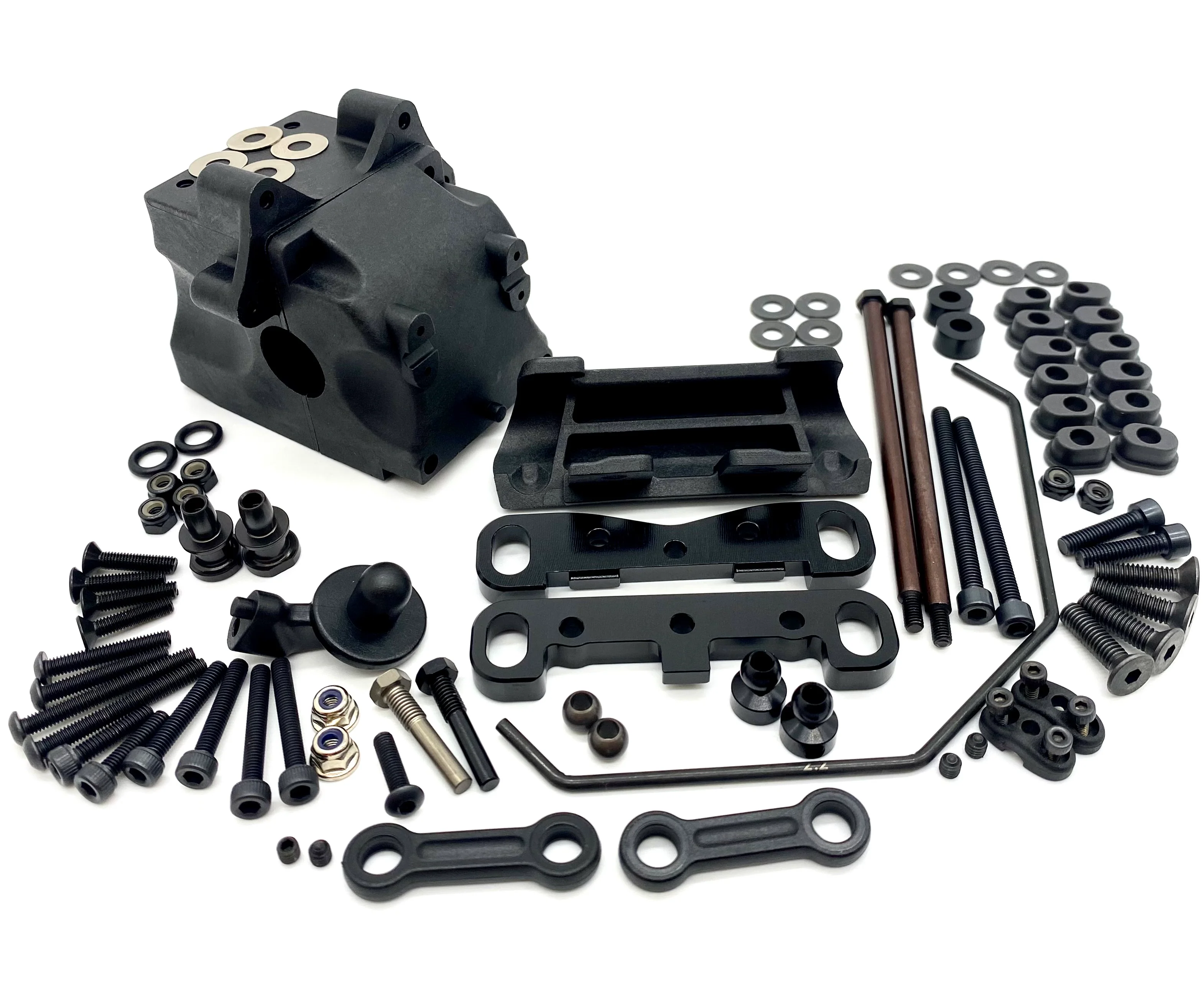 HB Racing D8 WS - FRONT SUSPENSION (arm mount sway hinge 204850 Buggy - Image 3
