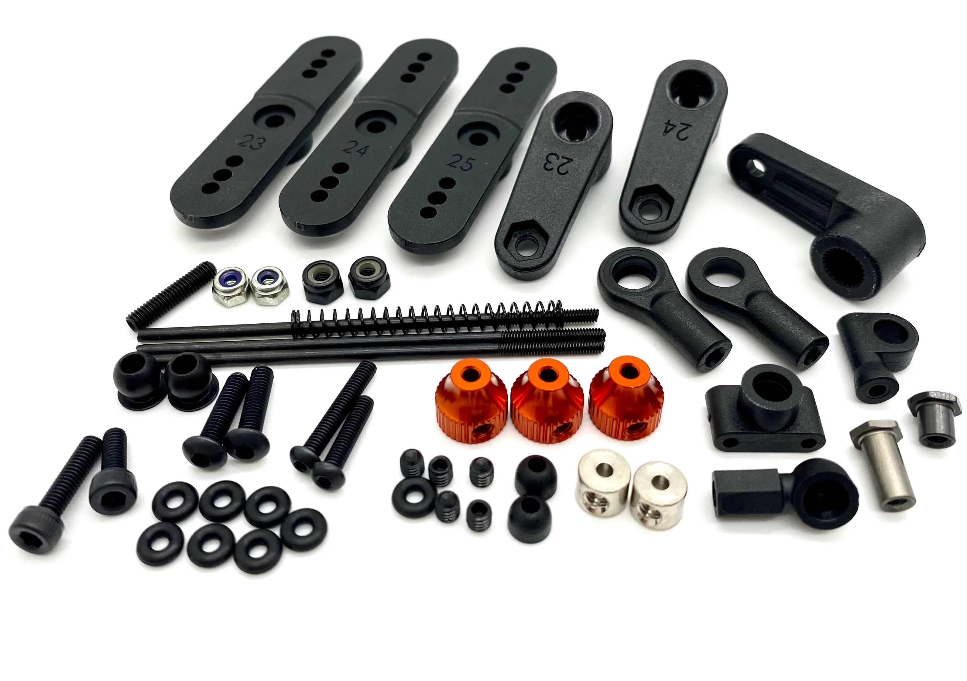 HB Racing D8 WS - LINKAGE (Servo Toppers brake throttle D817 d819 204850 Buggy