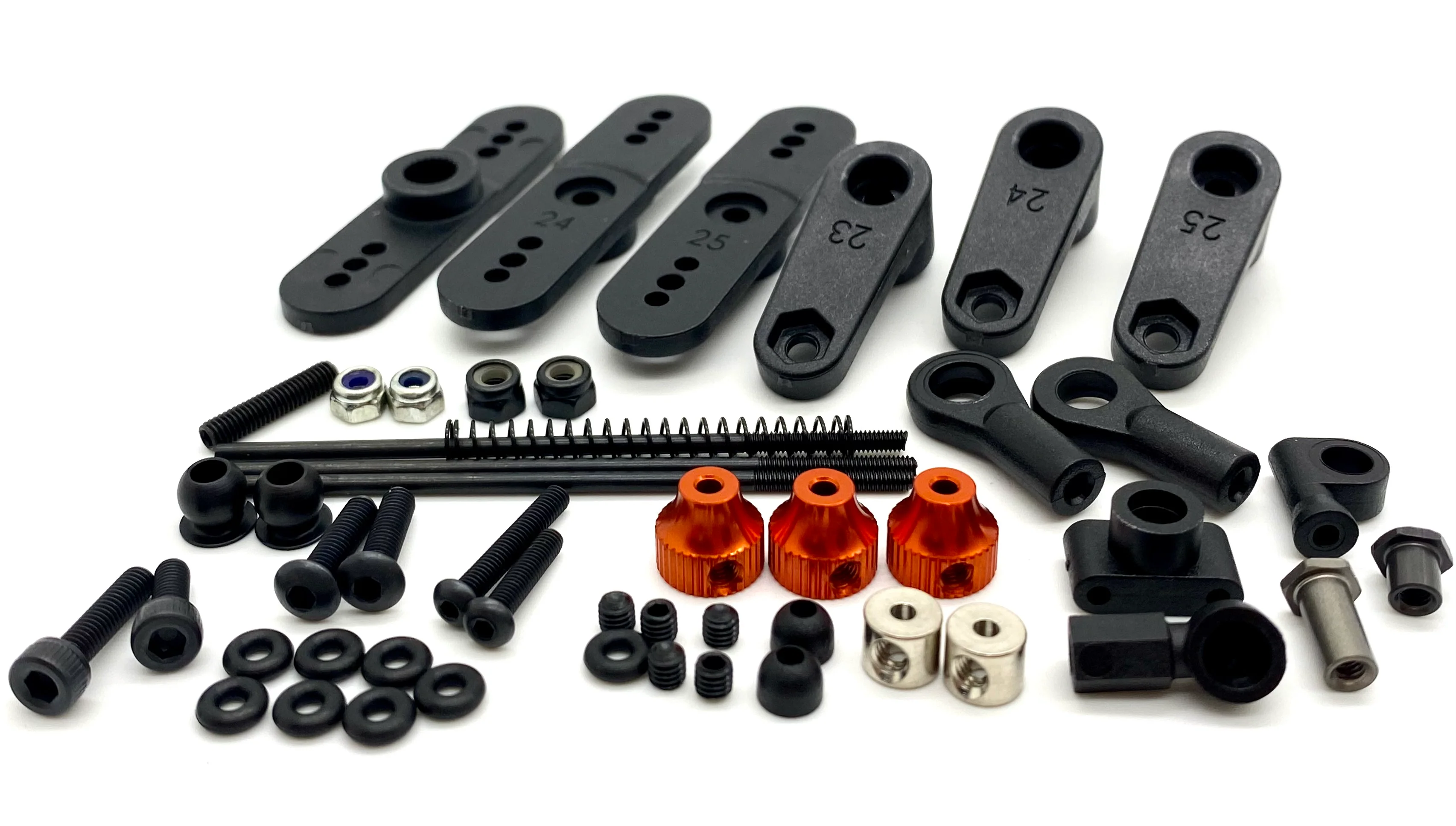 HB Racing D8 WS - LINKAGE (Servo Toppers brake throttle D817 d819 204850 Buggy - Image 2