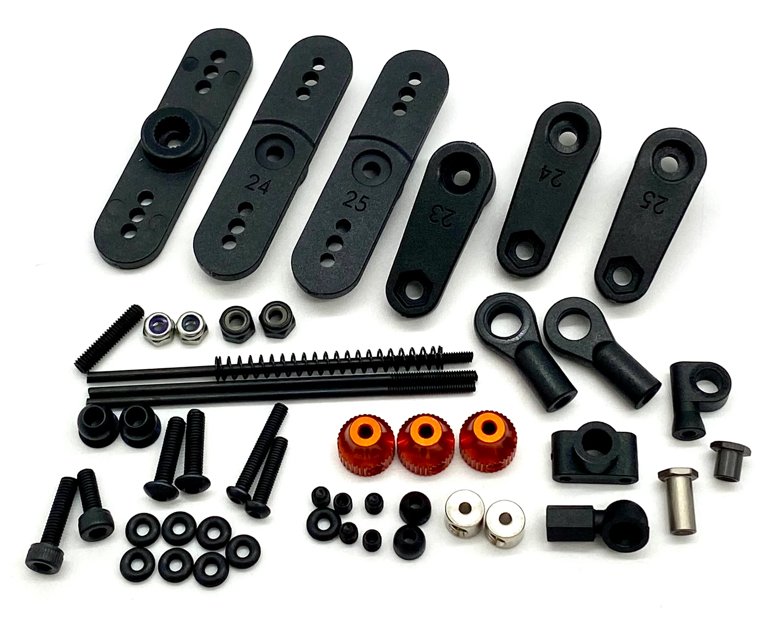 HB Racing D8 WS - LINKAGE (Servo Toppers brake throttle D817 d819 204850 Buggy - Image 3