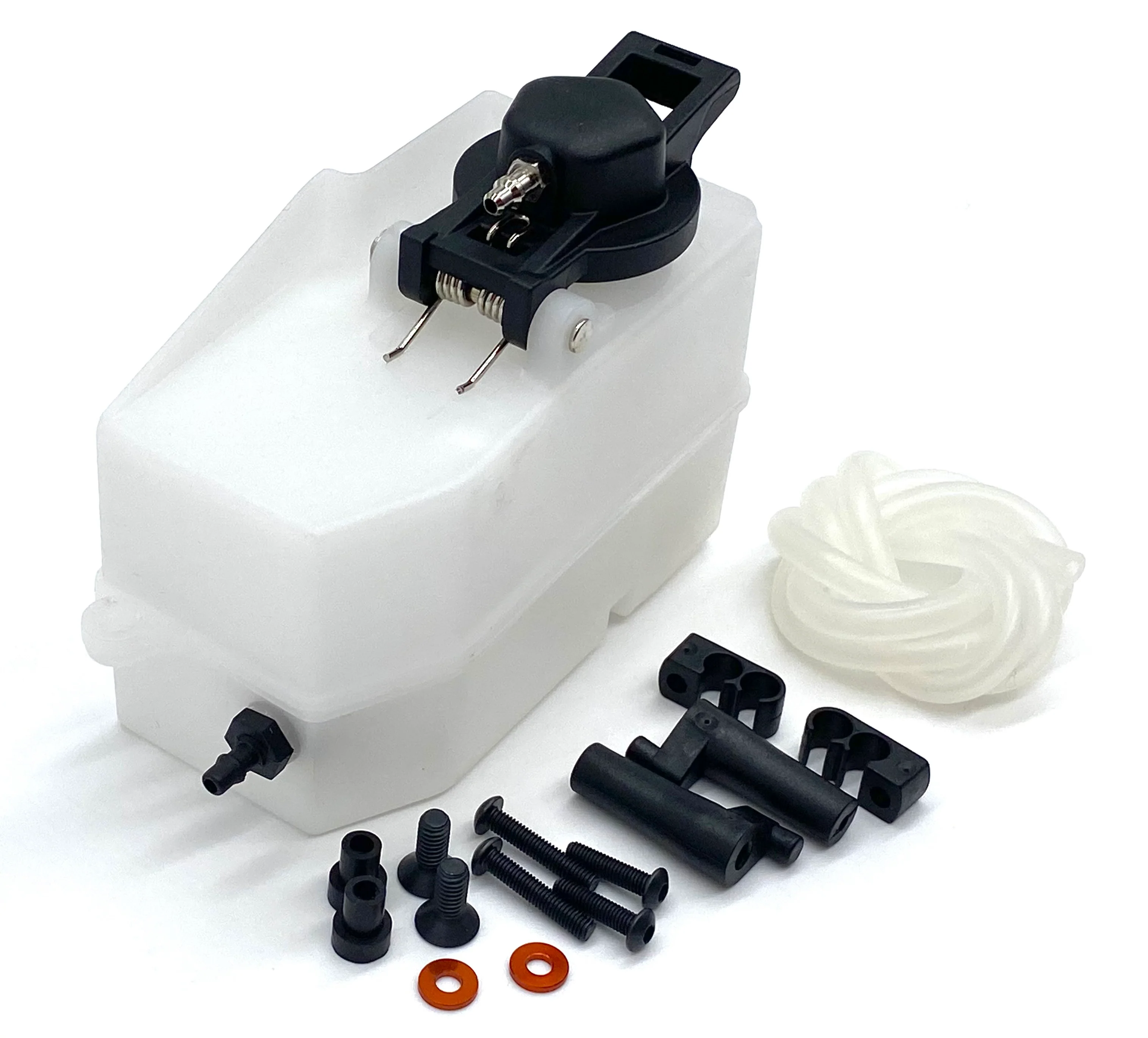 HB Racing D8Tevo3 - FUEL TANK, line standoff filter set Truggy 204575 - Image 3