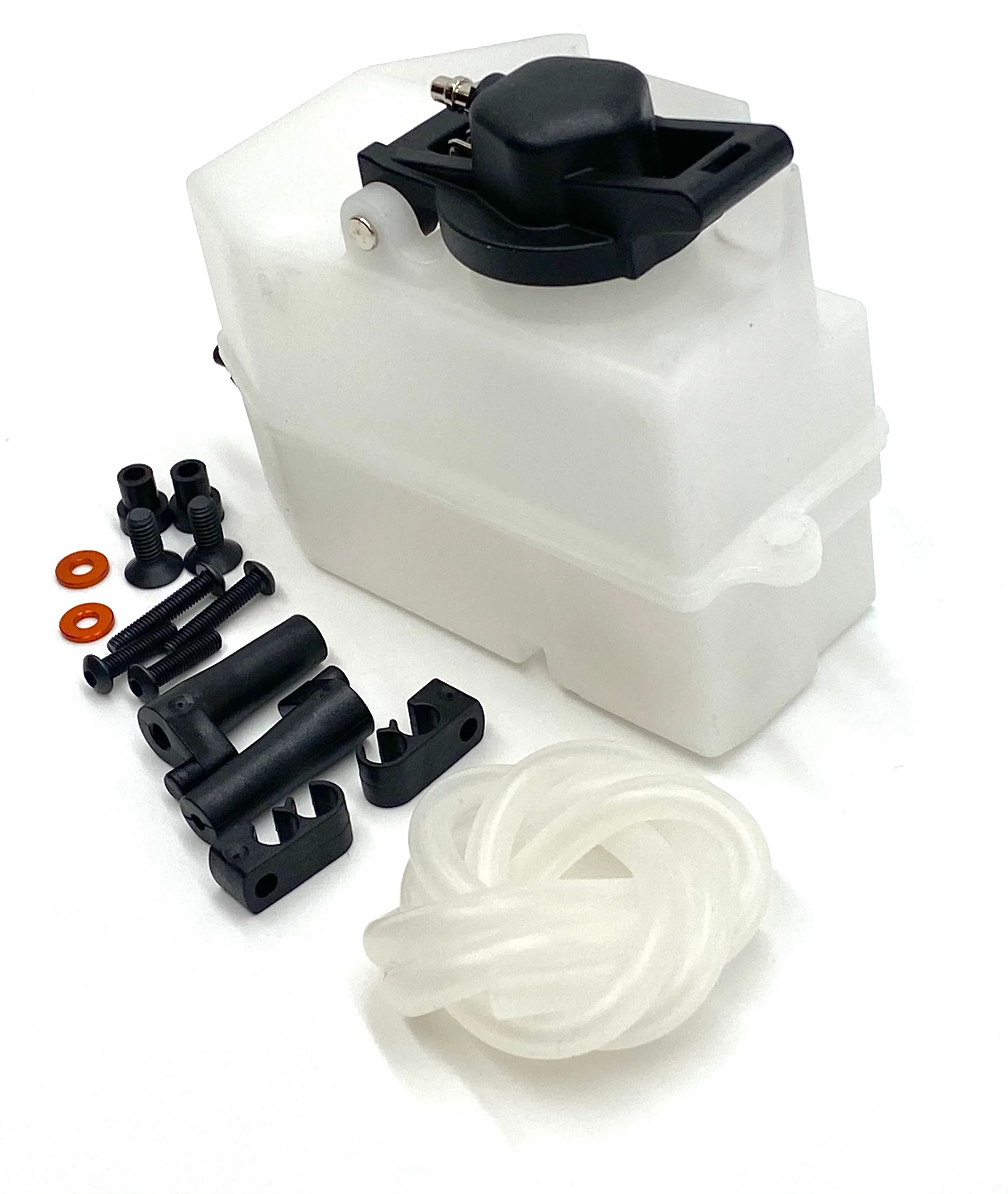 HB Racing D8Tevo3 - FUEL TANK, line standoff filter set Truggy 204575 - Image 4