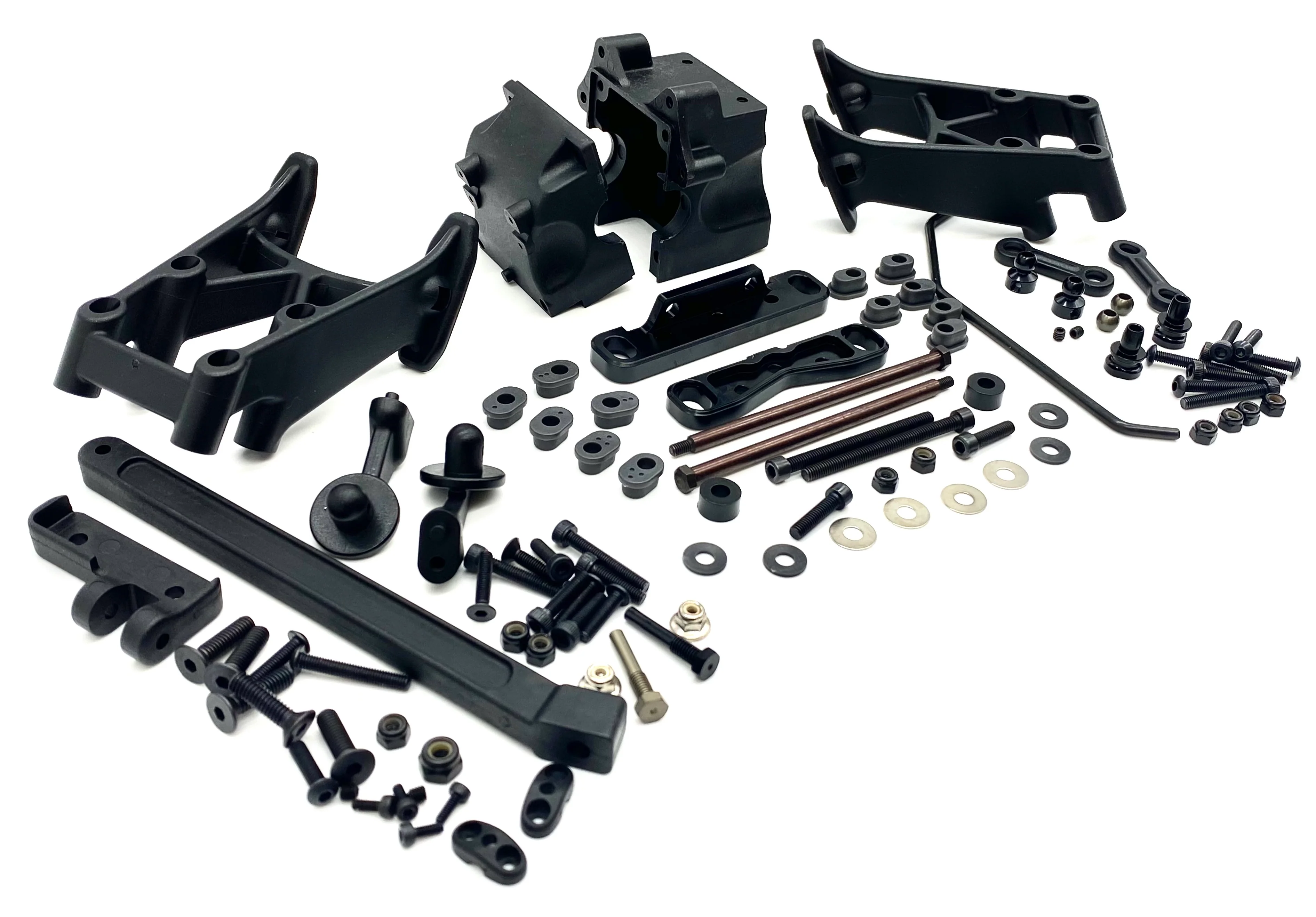HB Racing D8Tevo3 - REAR SUSPENSION (arm mount sway bulkhead Truggy 204575 - Image 4