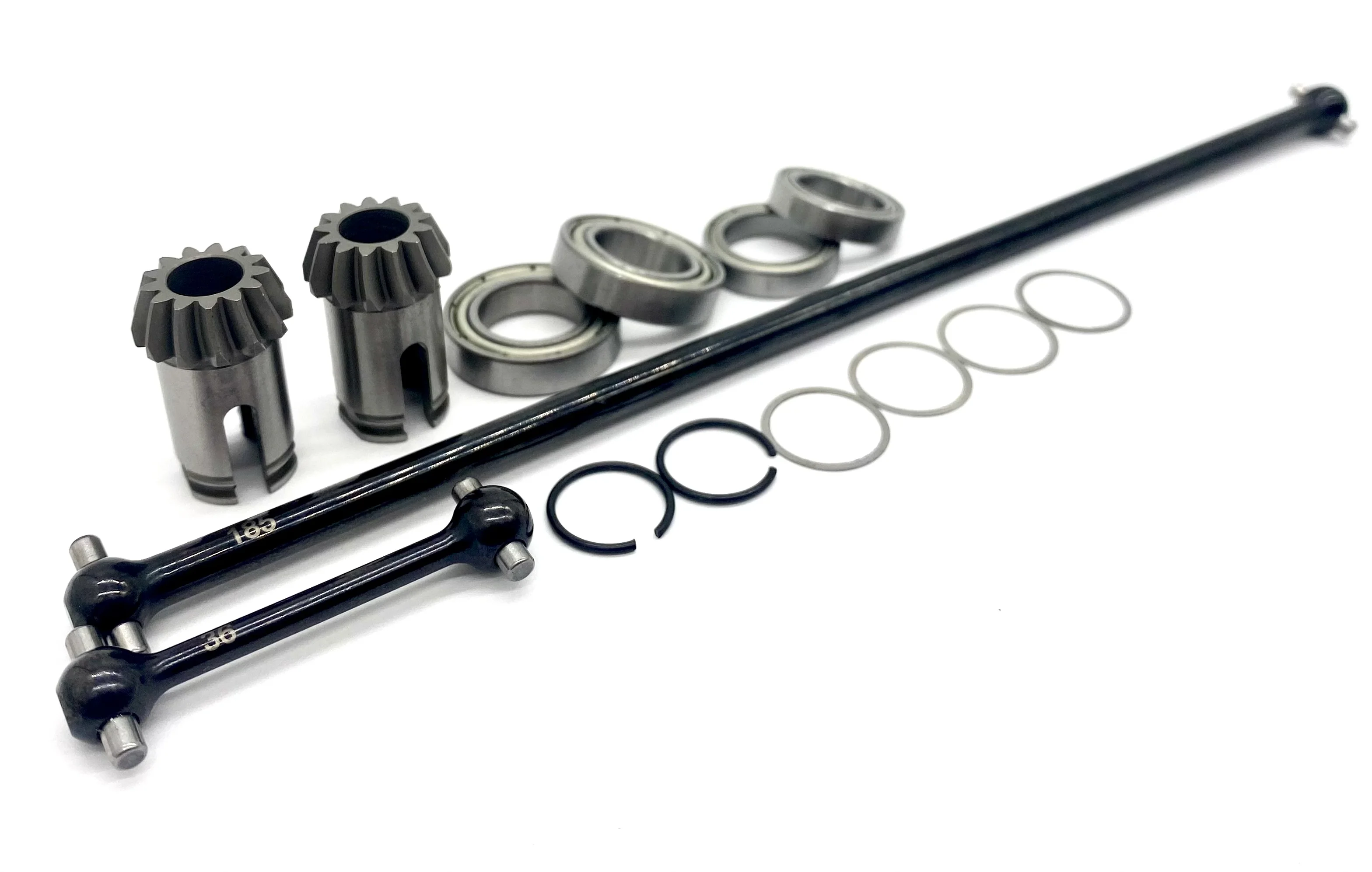 HB Racing E8 WS - CENTER DRIVE SHAFTS (dogbones, 13t input 204855