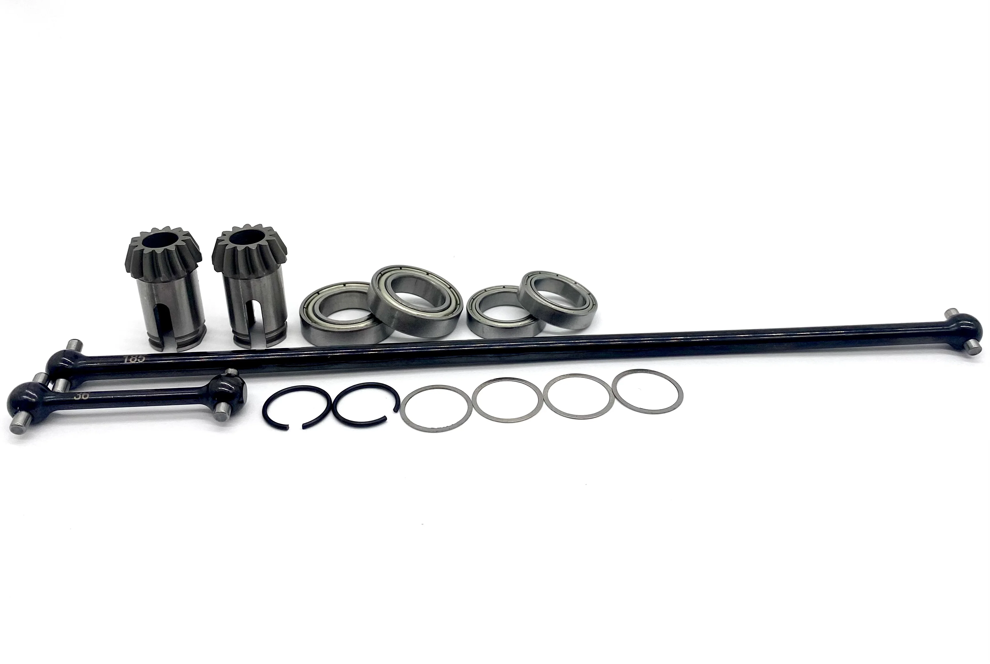 HB Racing E8 WS - CENTER DRIVE SHAFTS (dogbones, 13t input 204855 - Image 2