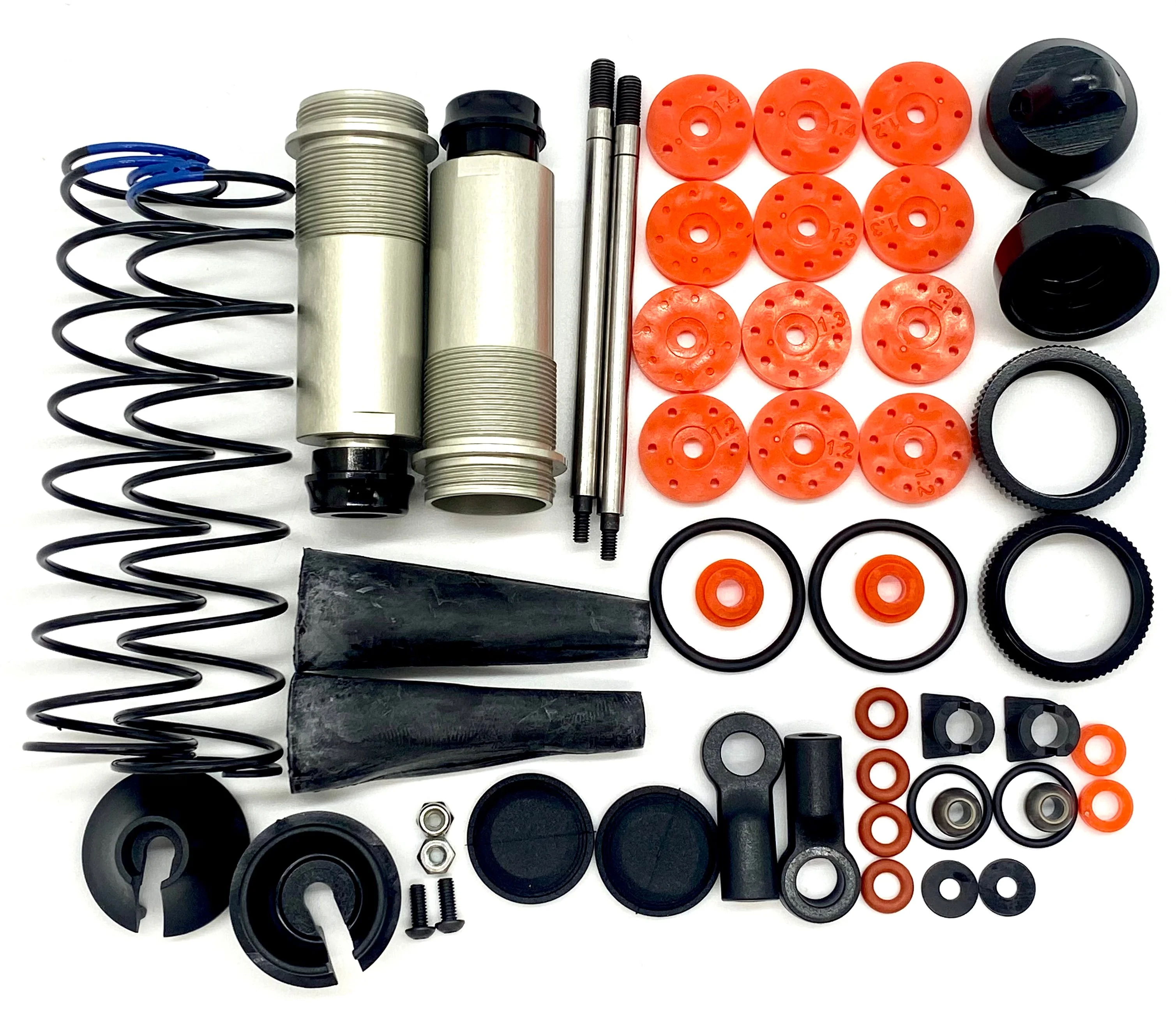 HB Racing E8 WS - REAR SHOCKS (dampers springs assembly v2 d8 e819 204855 - Image 3