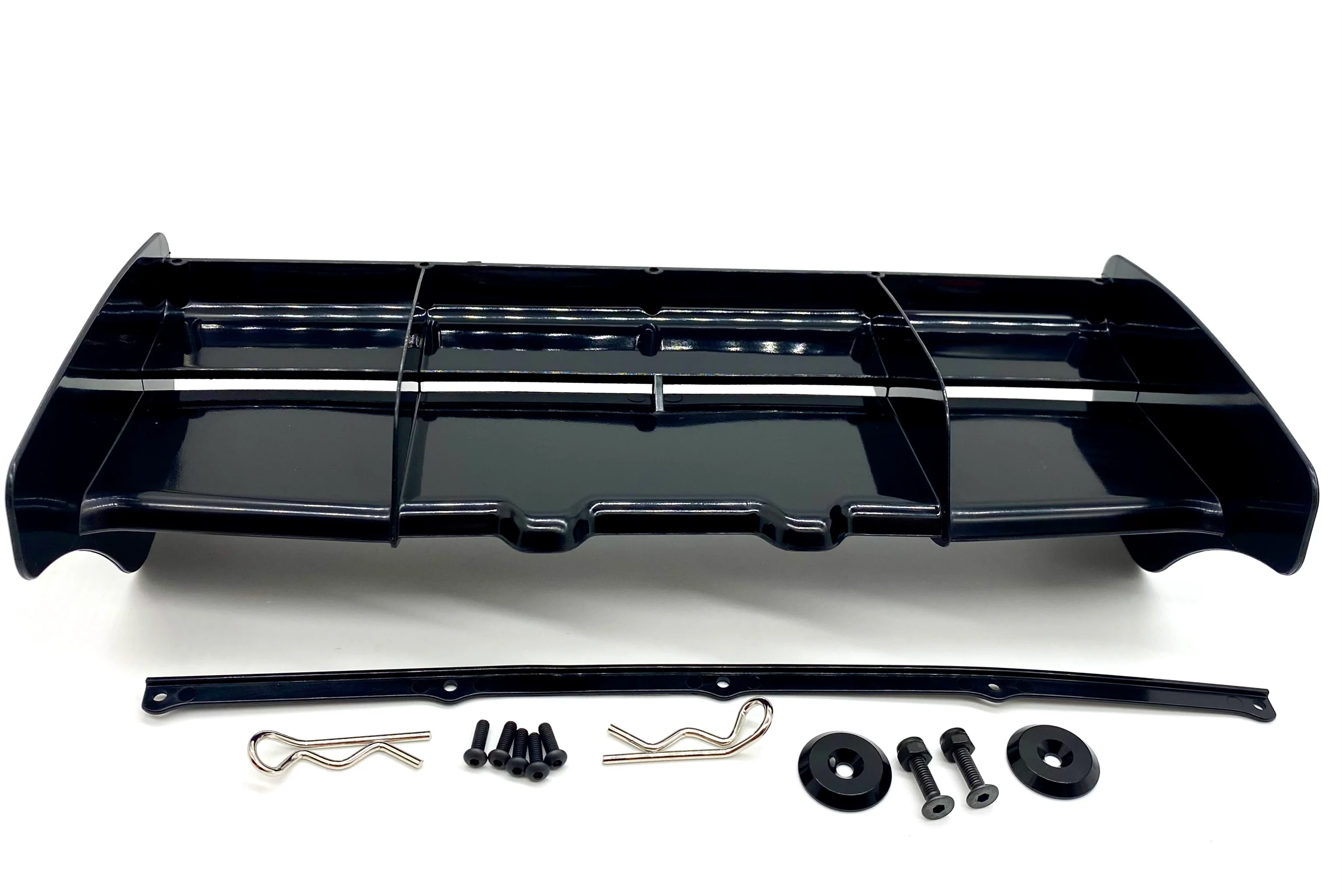 HB Racing E8 WS - WING (Black Rear Spoiler) molded nylon d/e819 204855 Buggy - Image 2