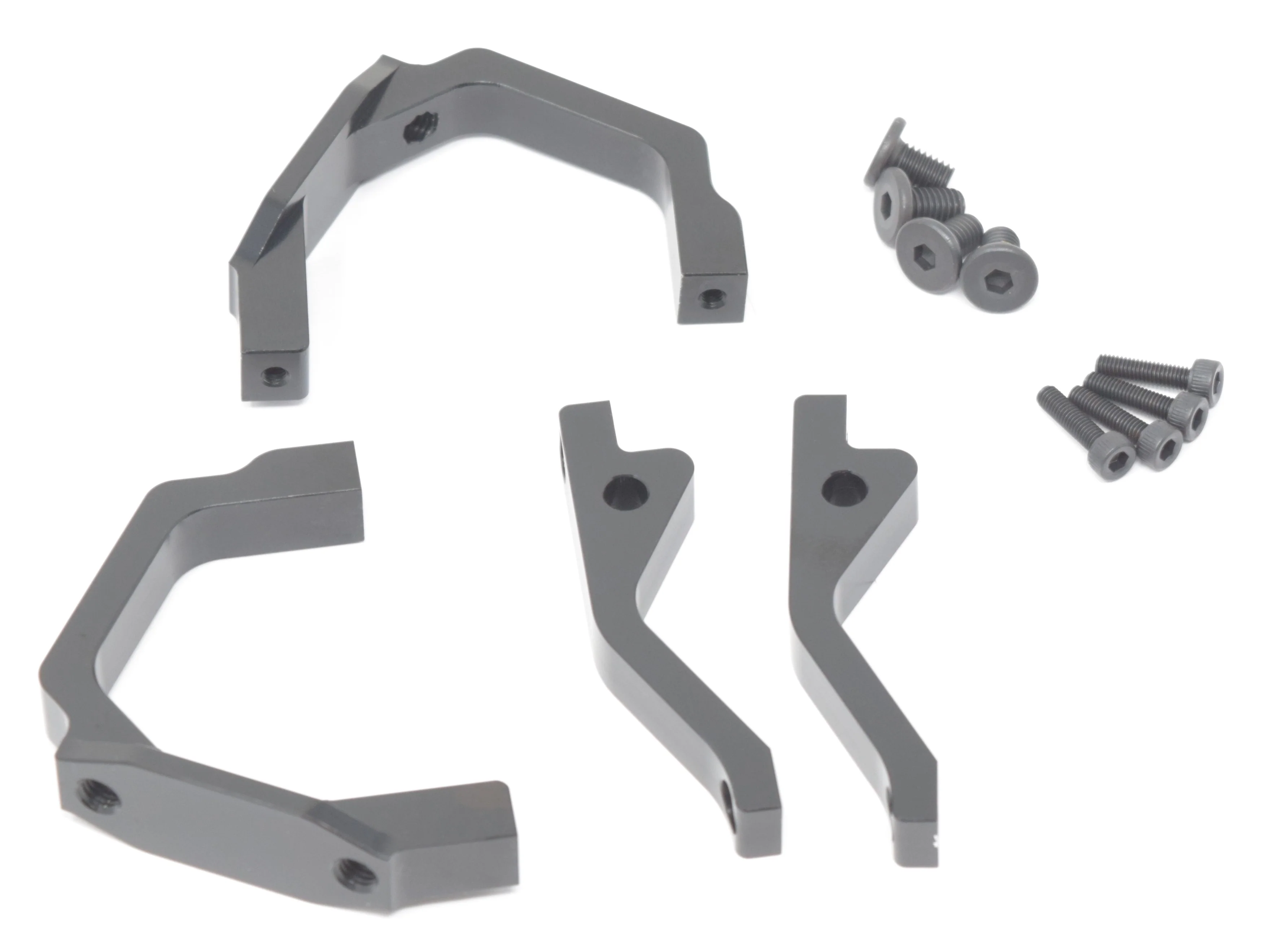 HB Racing E8Tevo3 - Motor MOUNT (motor aluminum screws Truggy 204576 - Image 4