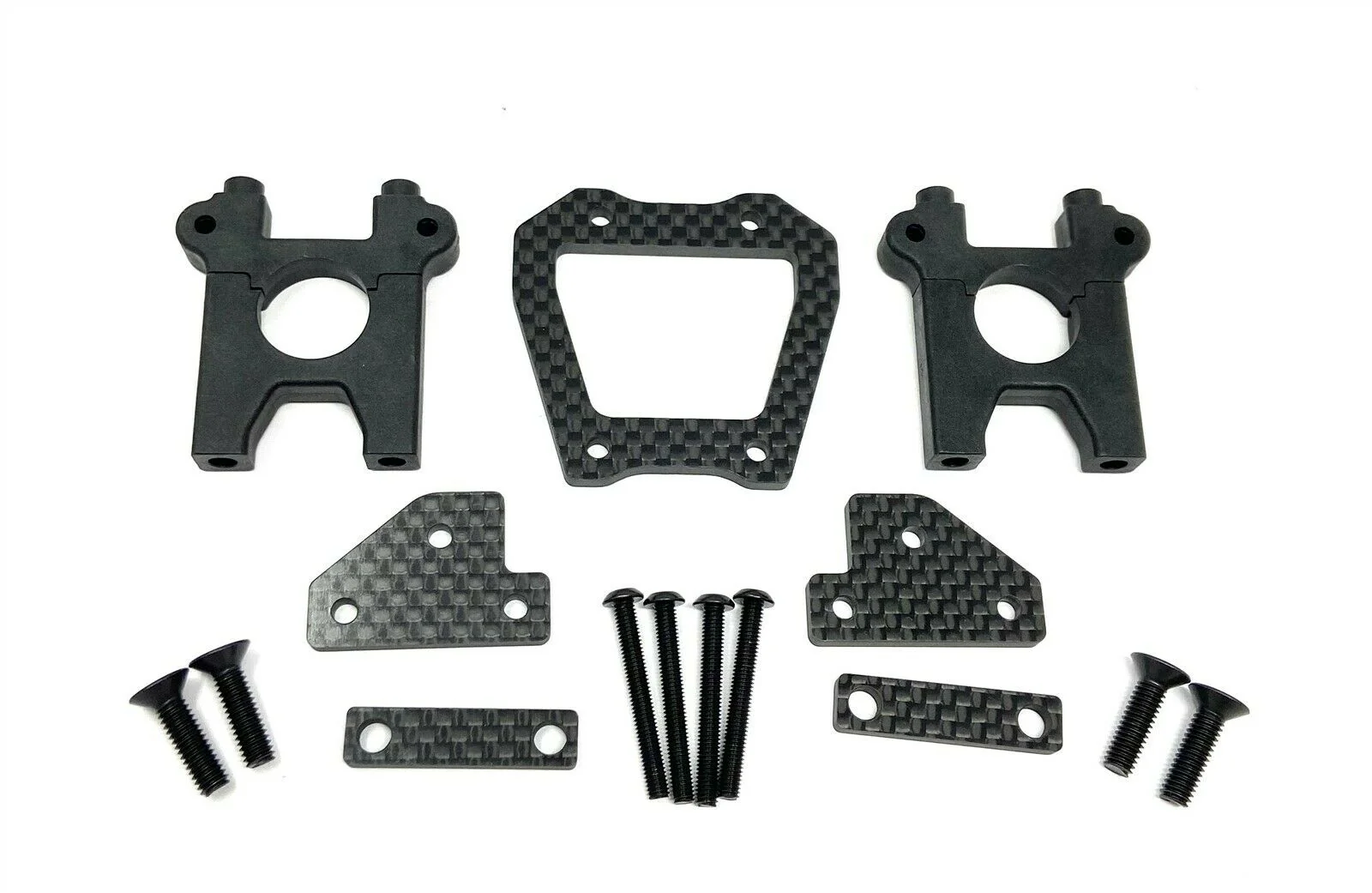 HB Racing E8Tevo3 - MOUNT for center diff, chassis brace carbon set e819 Truggy 204576