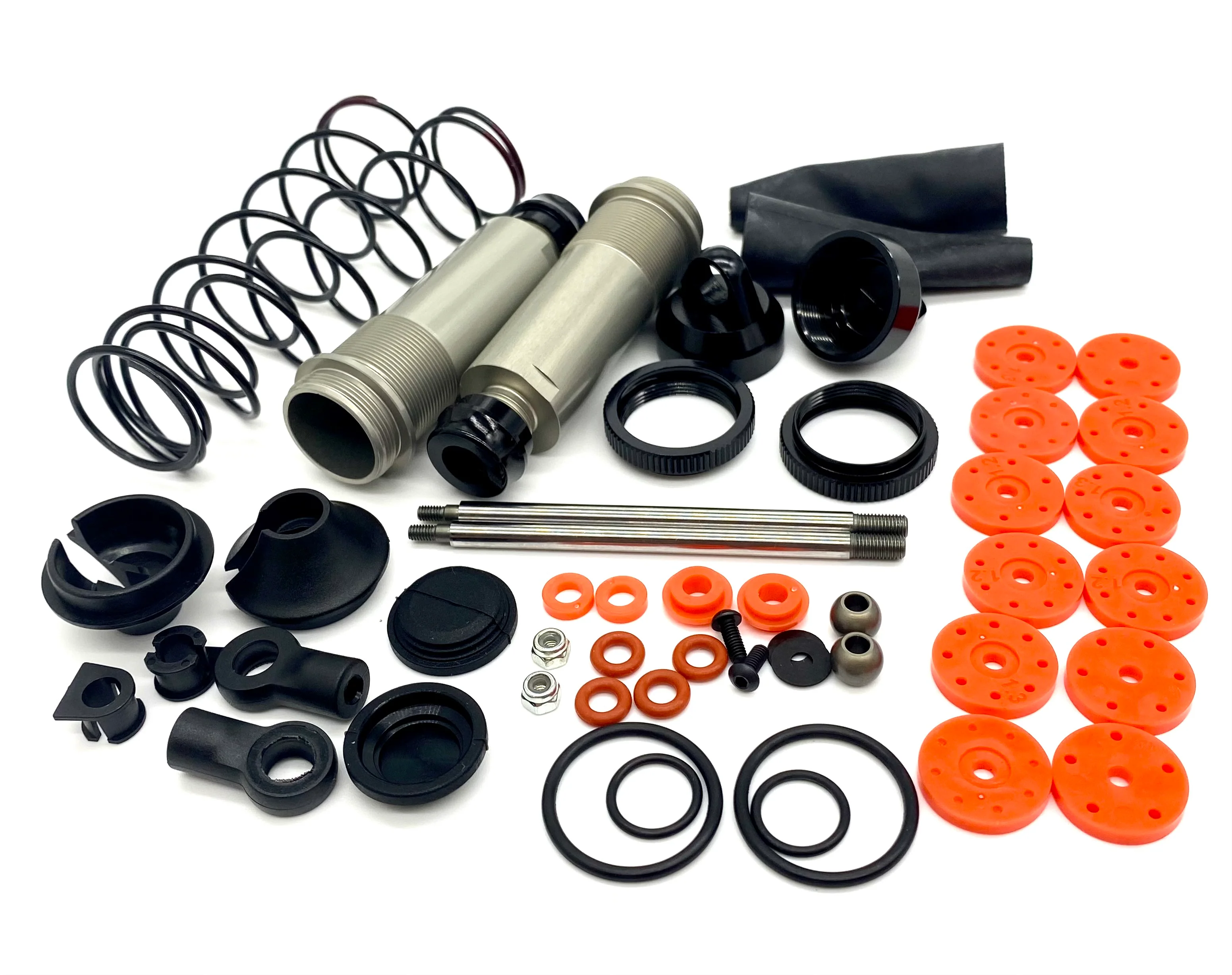 HB Racing D8Tevo3 - REAR SHOCKS (dampers springs assembly v2 e819 Truggy 204575 - Image 3