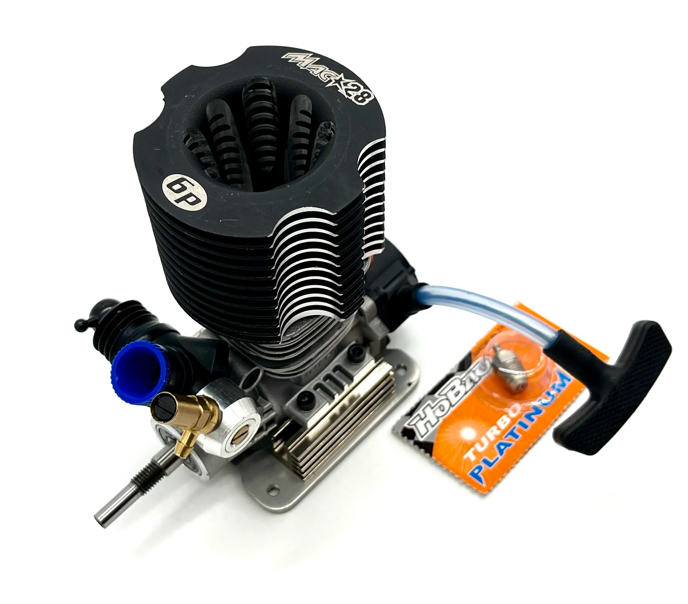 HoBao 1/8 Hyper SS - BIG BLOCK .28 ENGINE with Pull Start Mac Star 28 HB-SS-C28 - Image 2