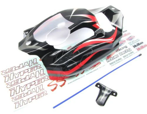 HoBao 1/8 Hyper SS - BLACK Body Cover printed shell 90042B nitro HB-SS-C28