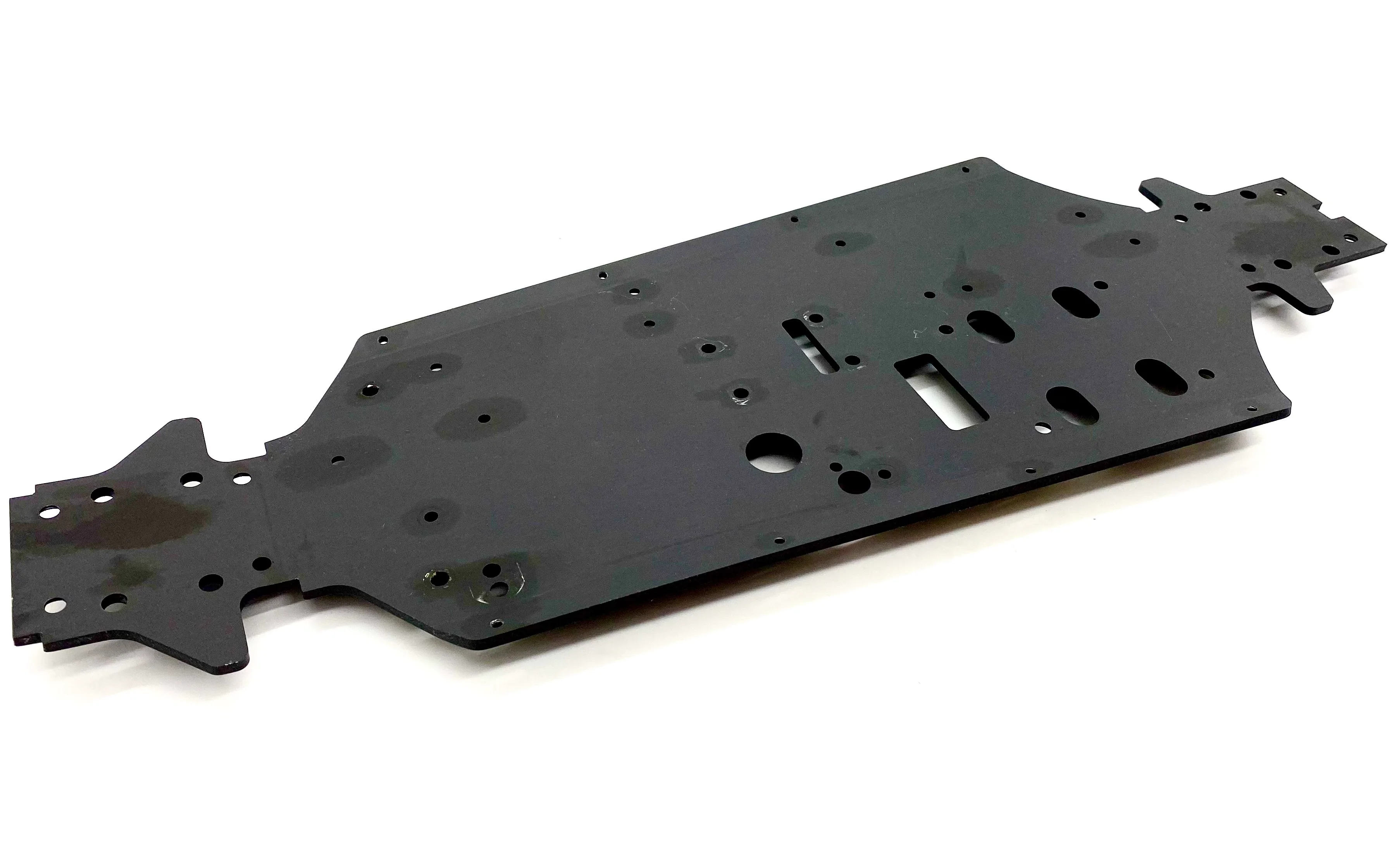 HoBao 1/8 Hyper SS - CHASSIS (#90041) Gunmetal plate aluminum HB-SS-C28