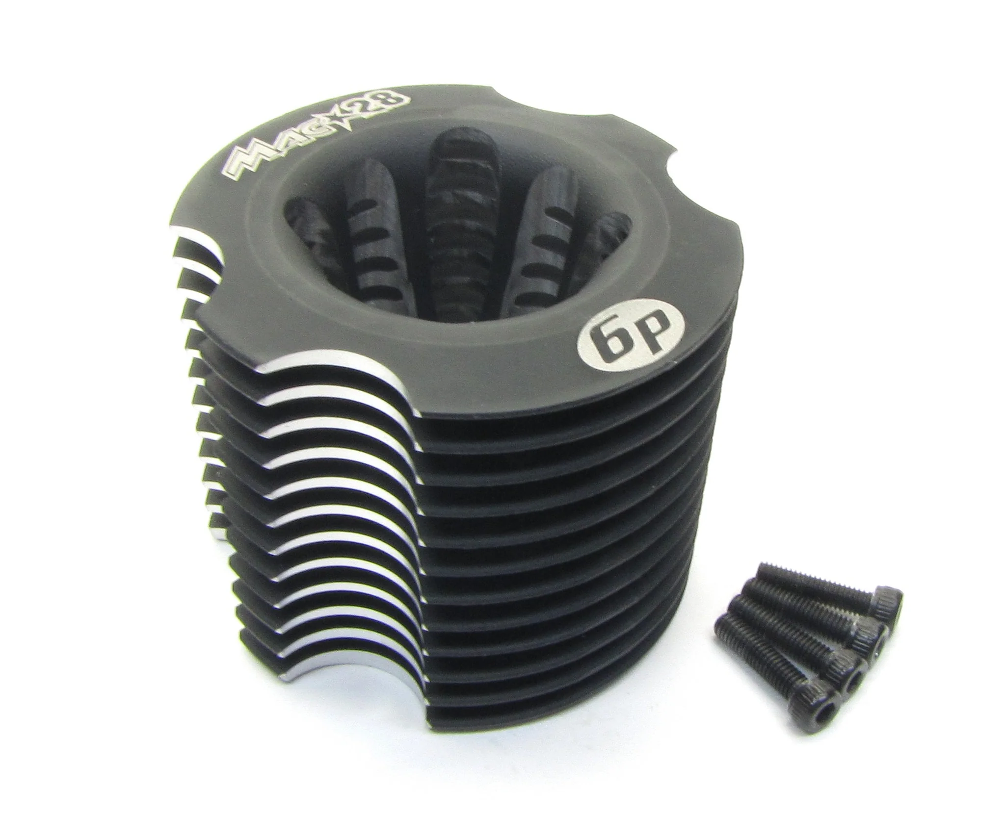 HoBao 1/8 Hyper SS - COOLING HEAD w/ screws .28 ENGINE mac star TQ JL Force HB-SS-C28