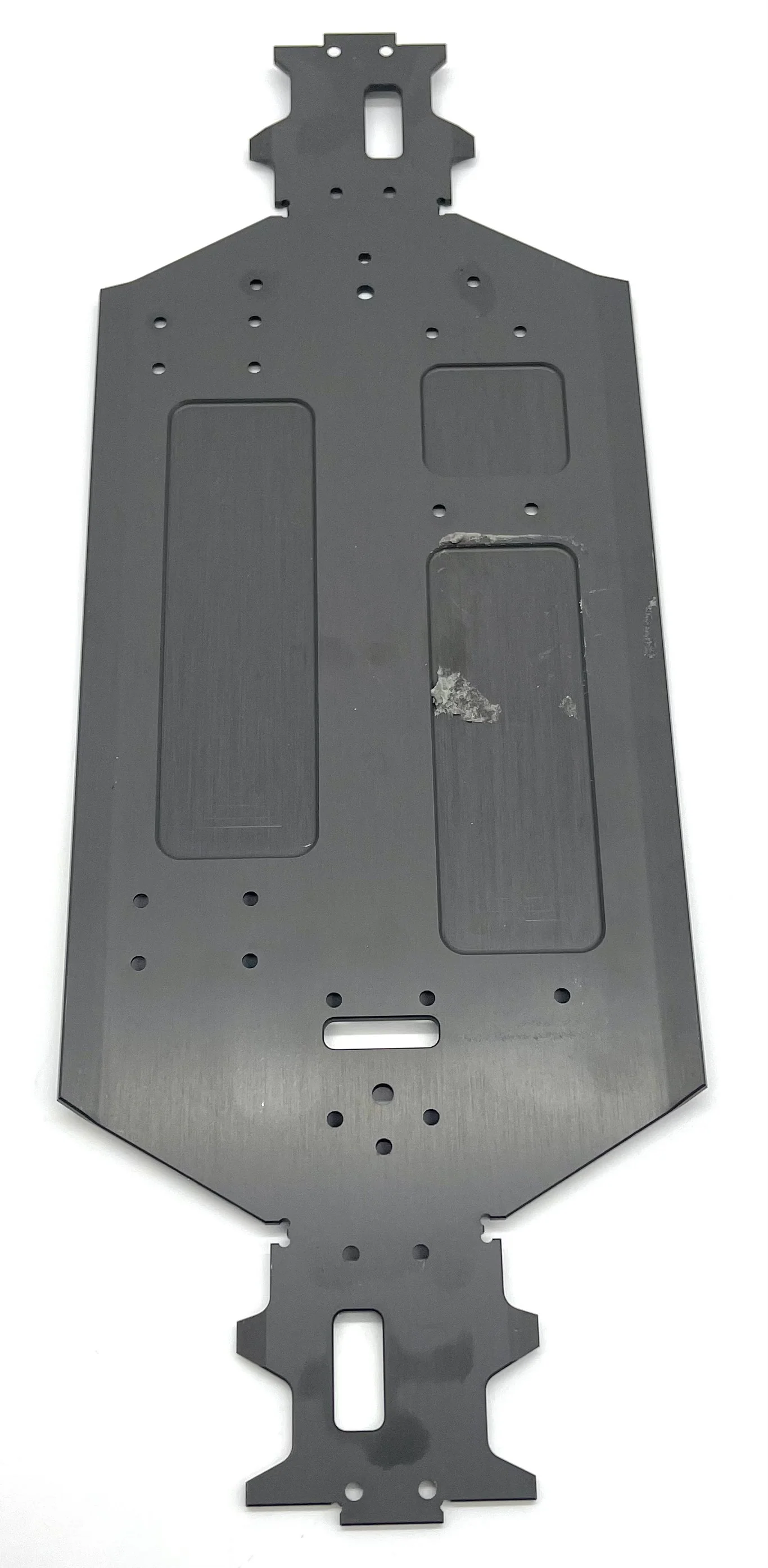 HoBao Hyper TT 2.0 - CHASSIS (11381) Gunmetal plate aluminum HB-TT2E-C60SV - Image 4