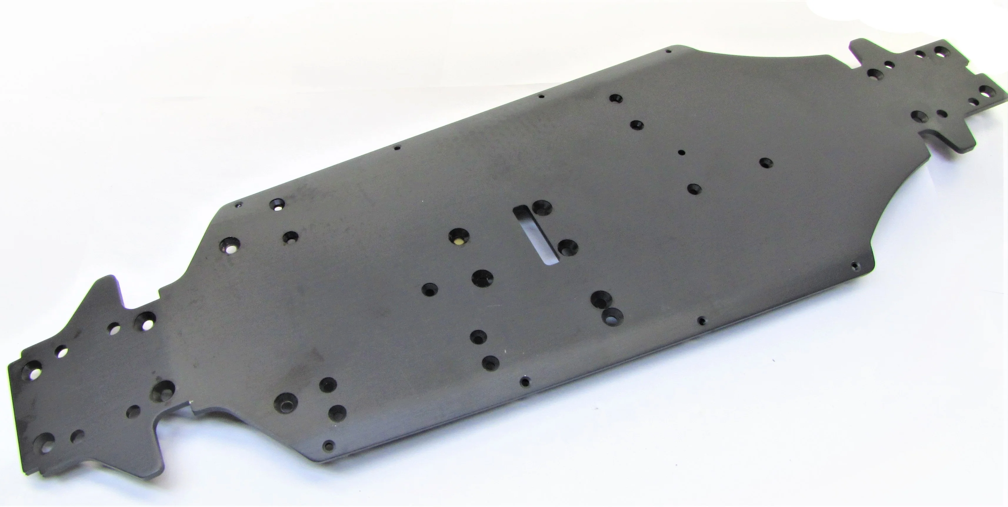 HoBao Hyper Truggy - CHASSIS (90076) Gunmetal plate aluminum ep long HB-SSTE-C15 - Image 2