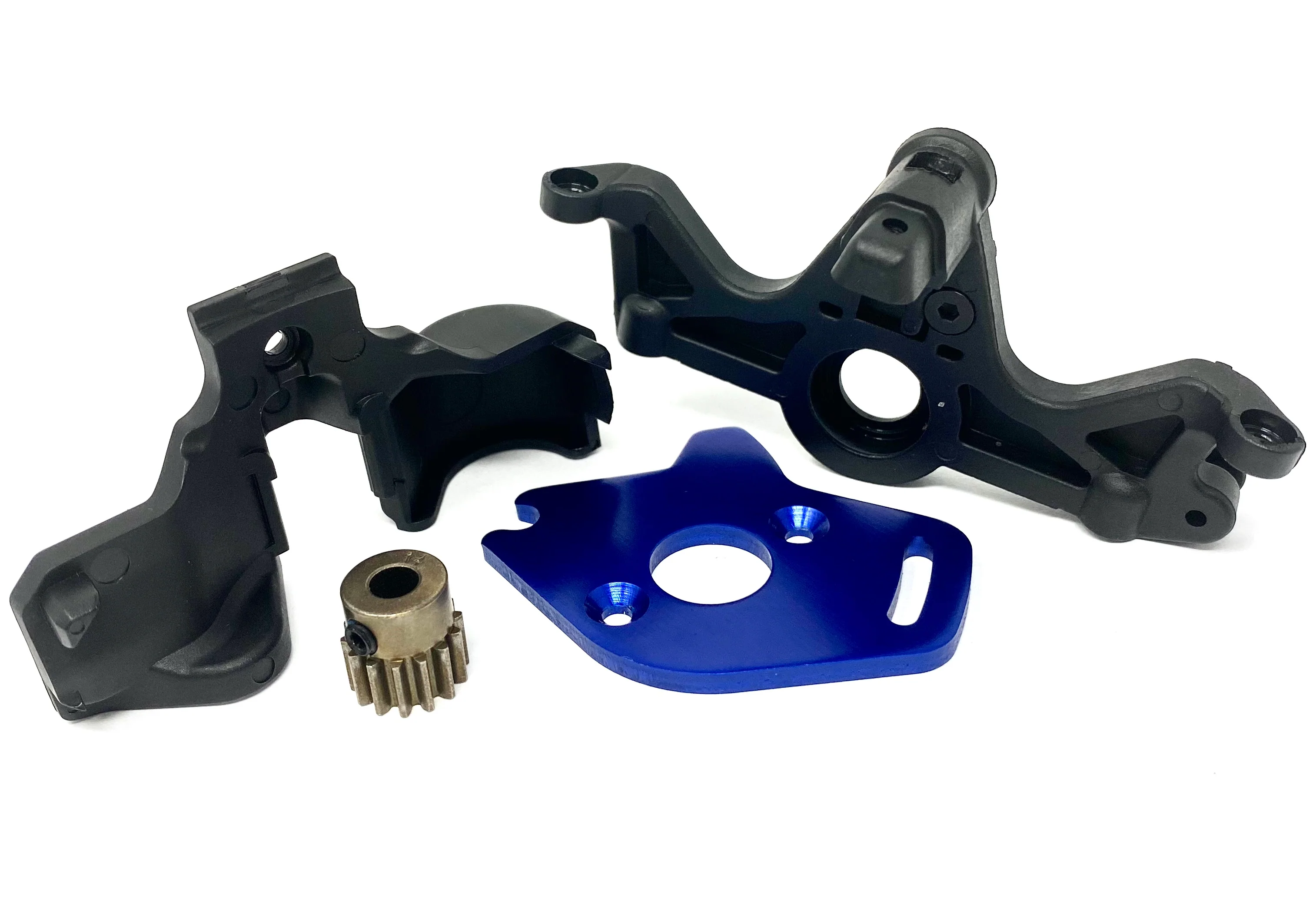 Stampede 4x4 VXL MOTOR MOUNT cover & PINION GEARS 14t hoss 90376-4