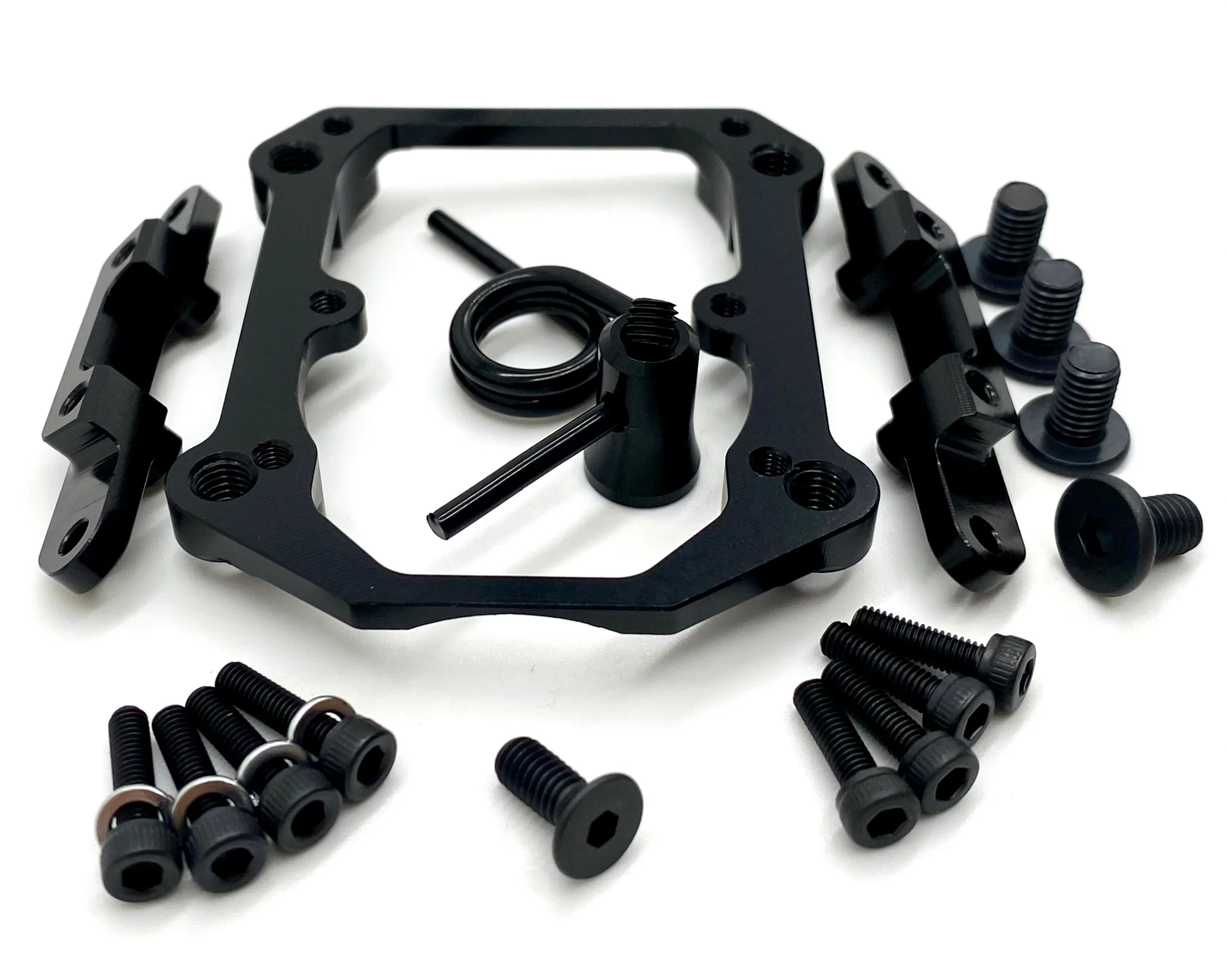 HB Racing D8 WS - ENGINE MOUNT (motor aluminum w/screws 204850 Buggy - Image 3