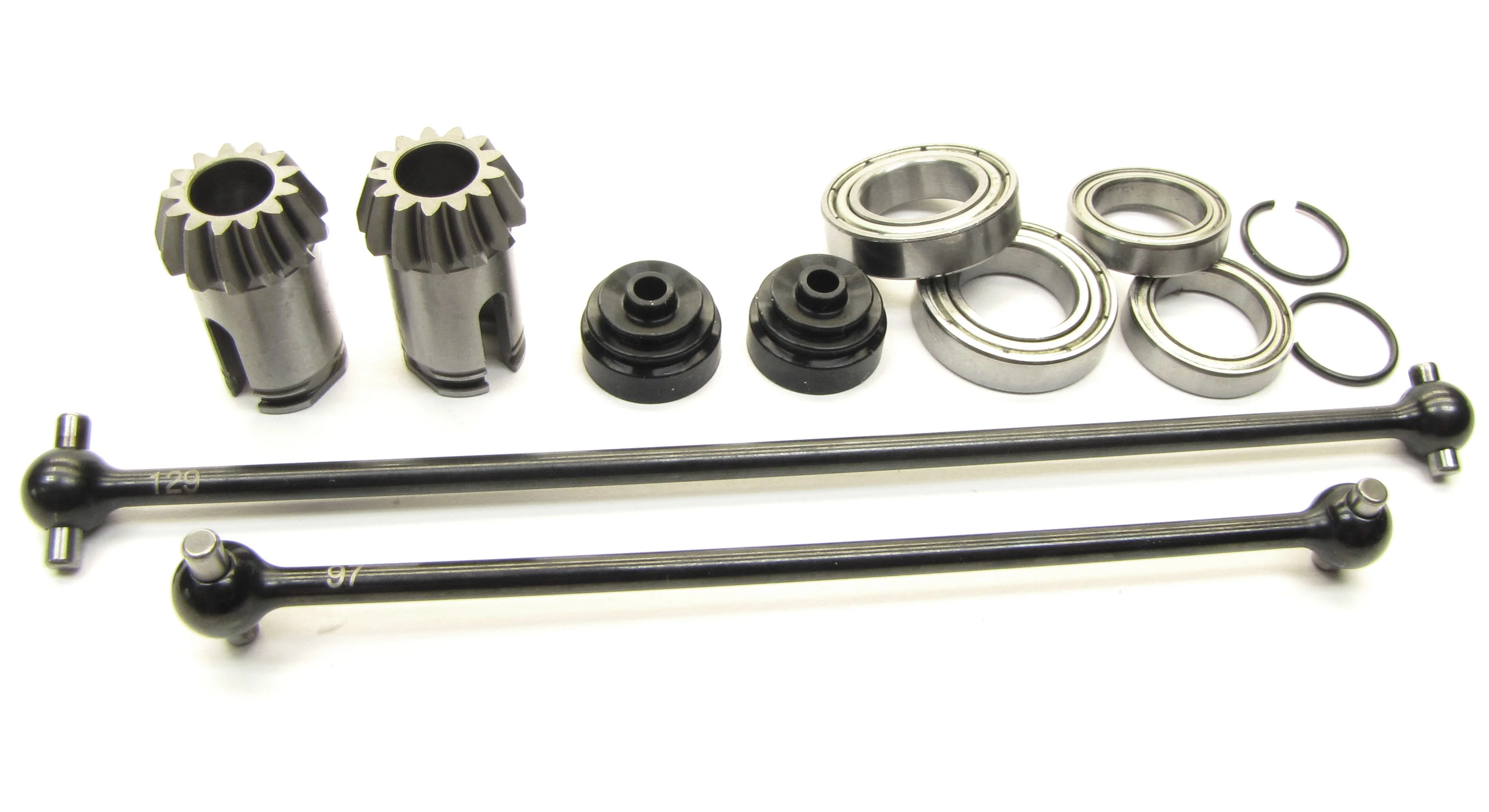 Hot Bodies D817 - CENTER DRIVE SHAFTS (CVD's axles 13t input HBS204124 new Buggy