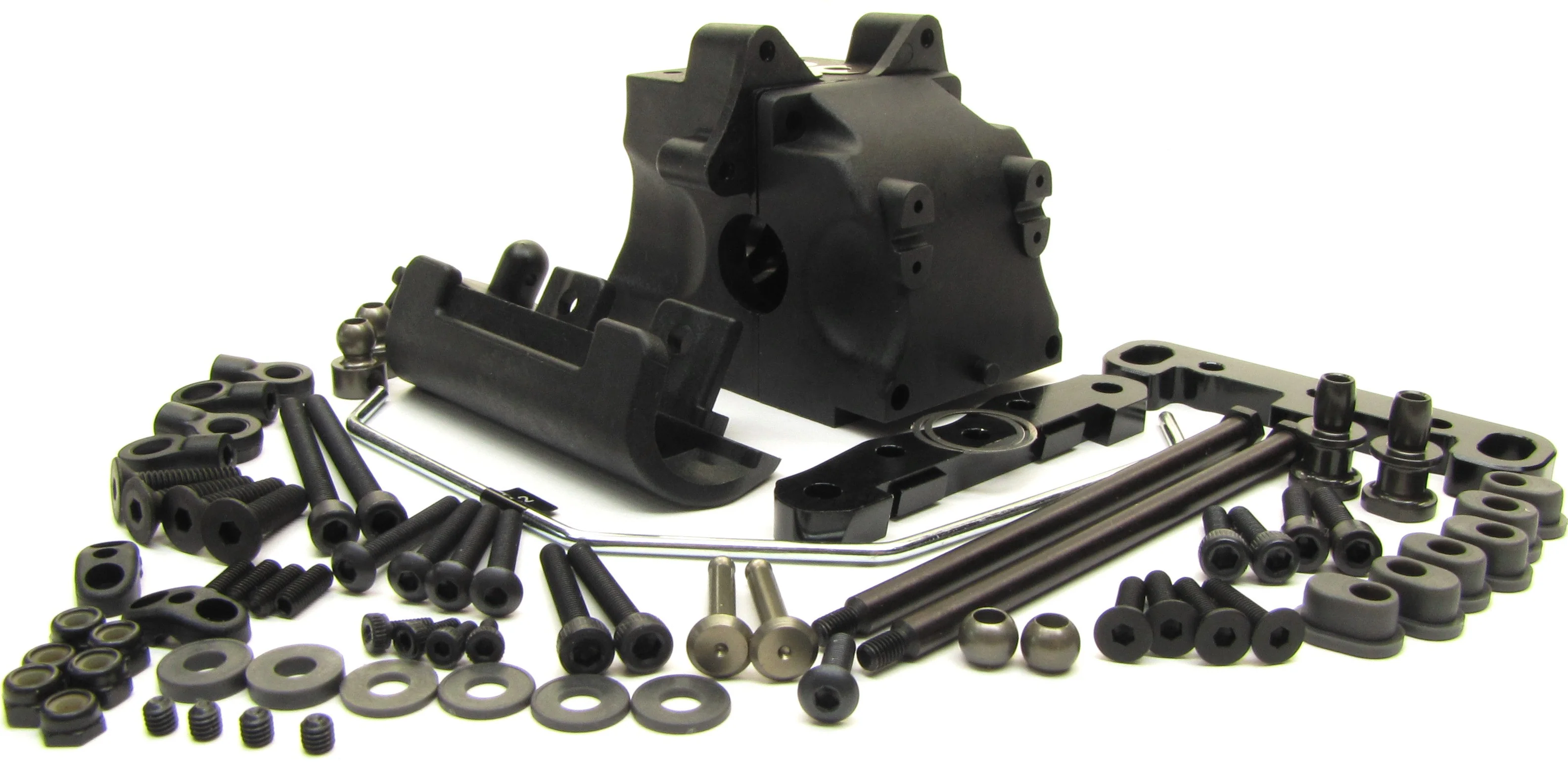 Hot Bodies D817 - FRONT SUSPENSION (arm mount sway hinge HBS204124 new Buggy