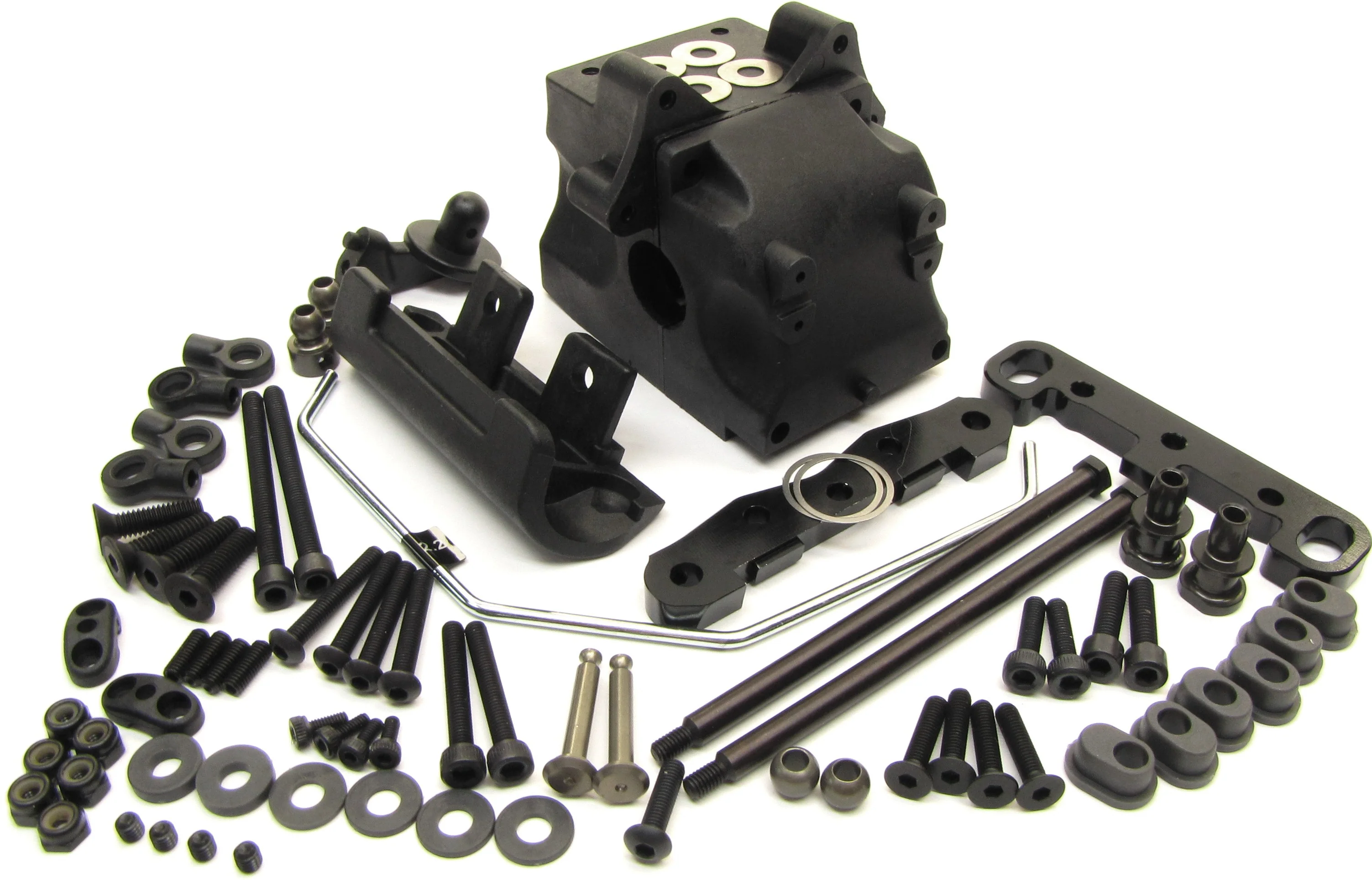 Hot Bodies D817 - FRONT SUSPENSION (arm mount sway hinge HBS204124 new Buggy - Image 2