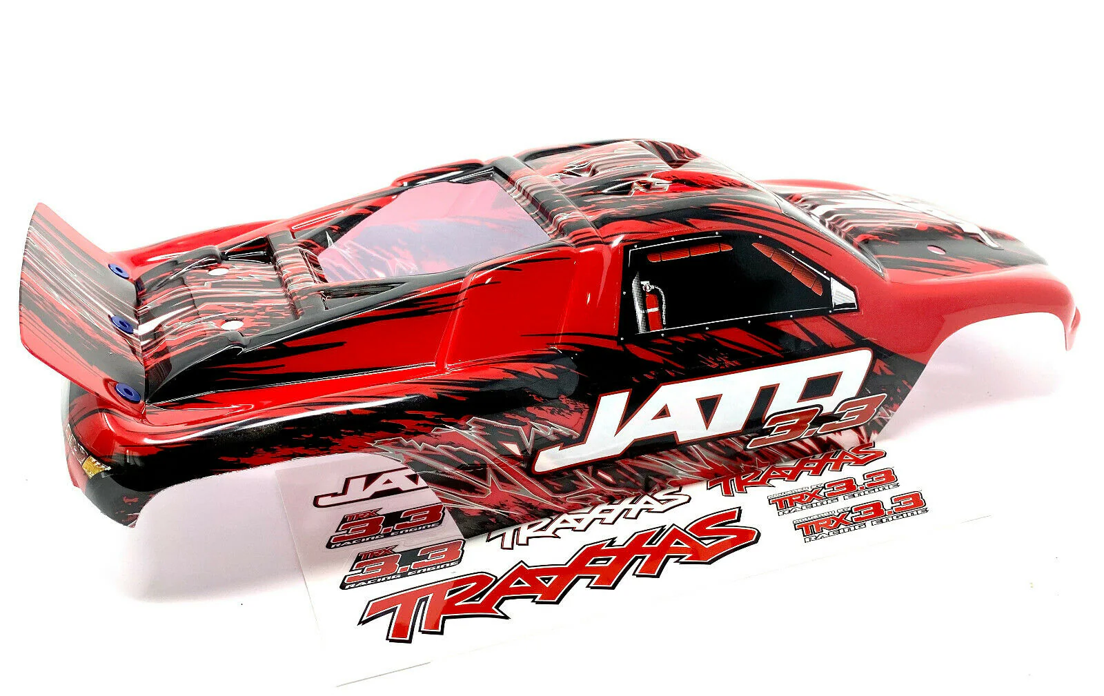 Jato 3.3 BODY shell (RED cover prographix & Decal 3.3 55077-3 - Image 2